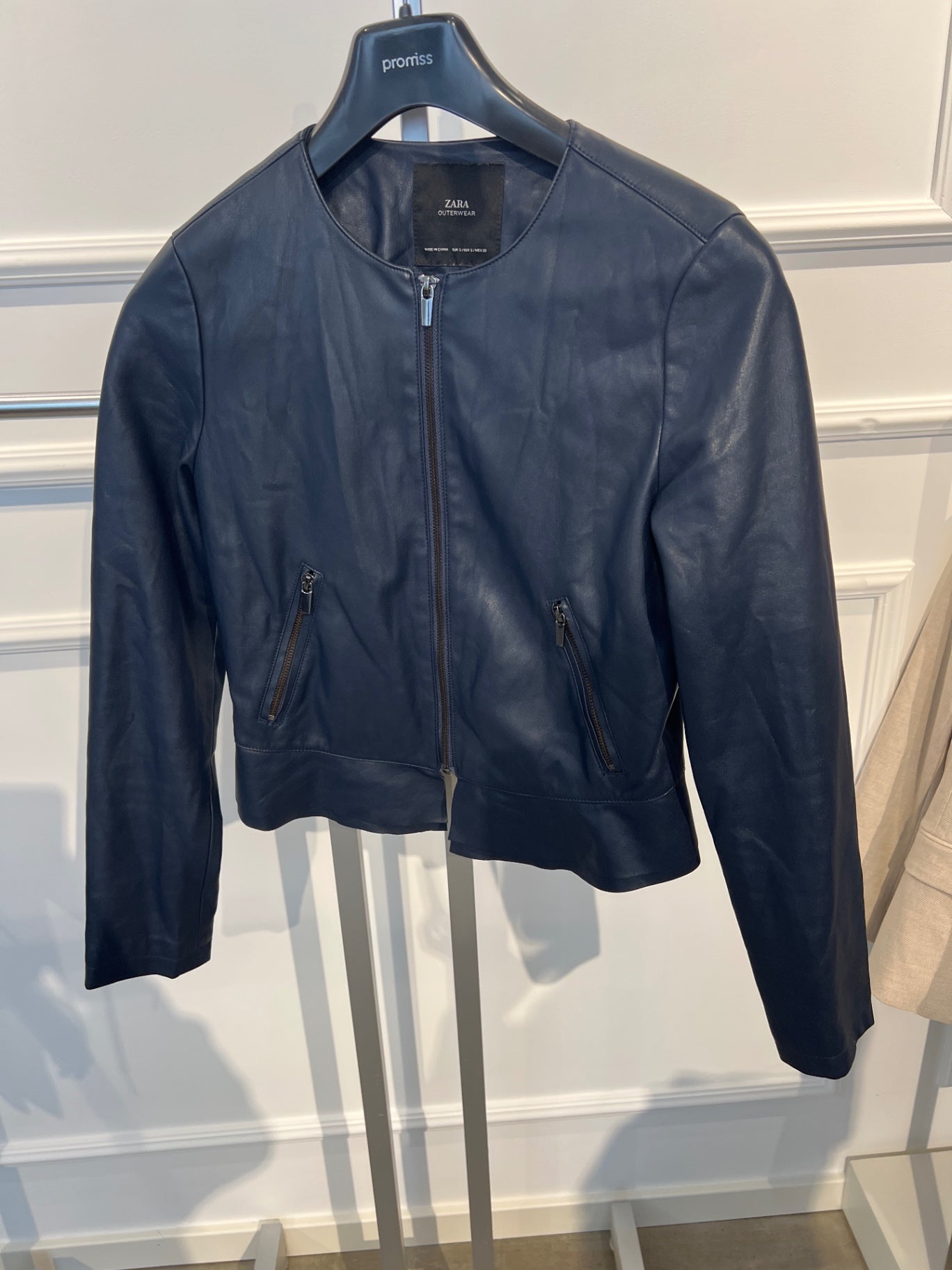Zara Jacke S Blau