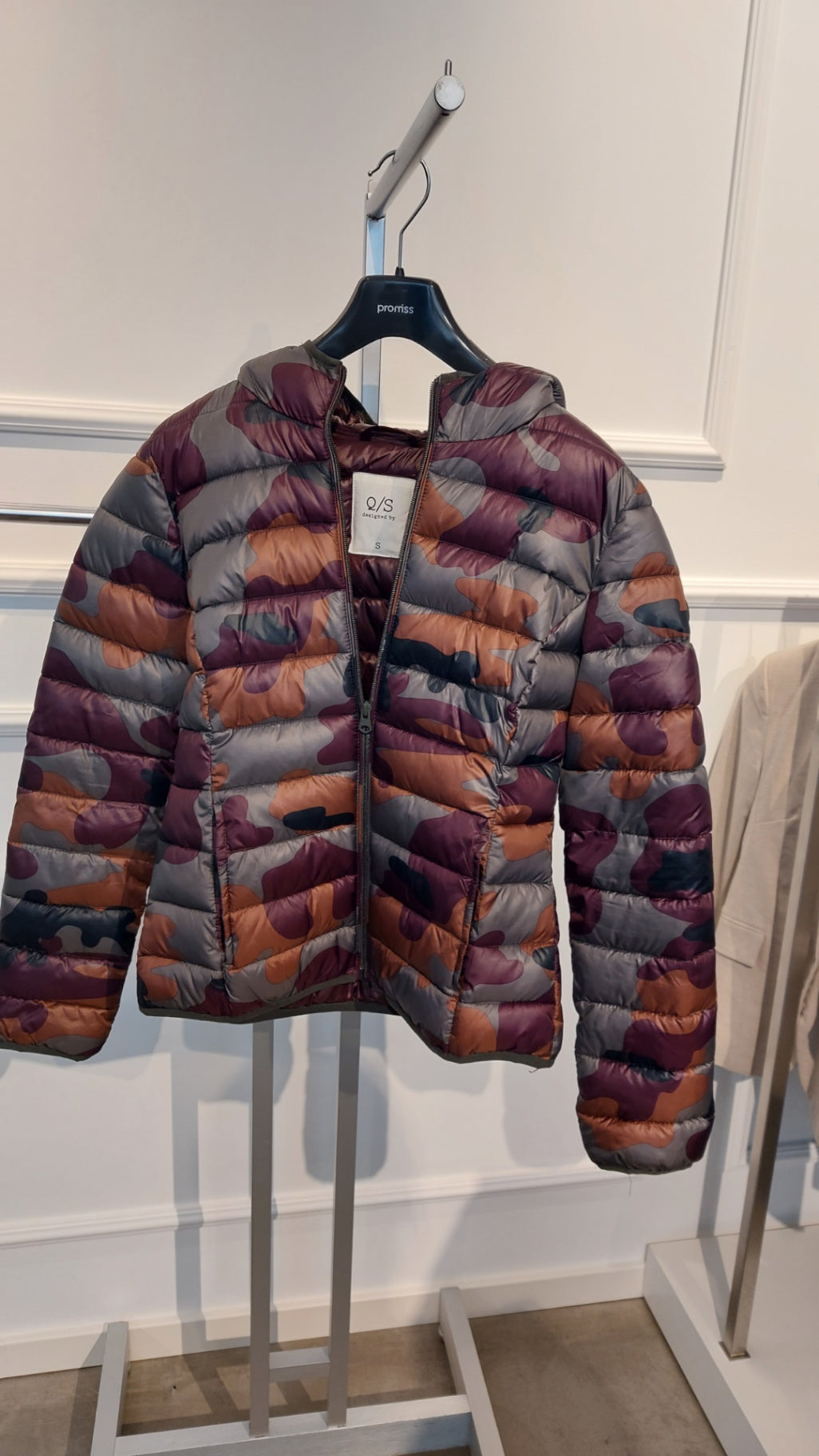 S Q/S designed by Daunenjacke Mehrfarbig (grau, lila, orange)