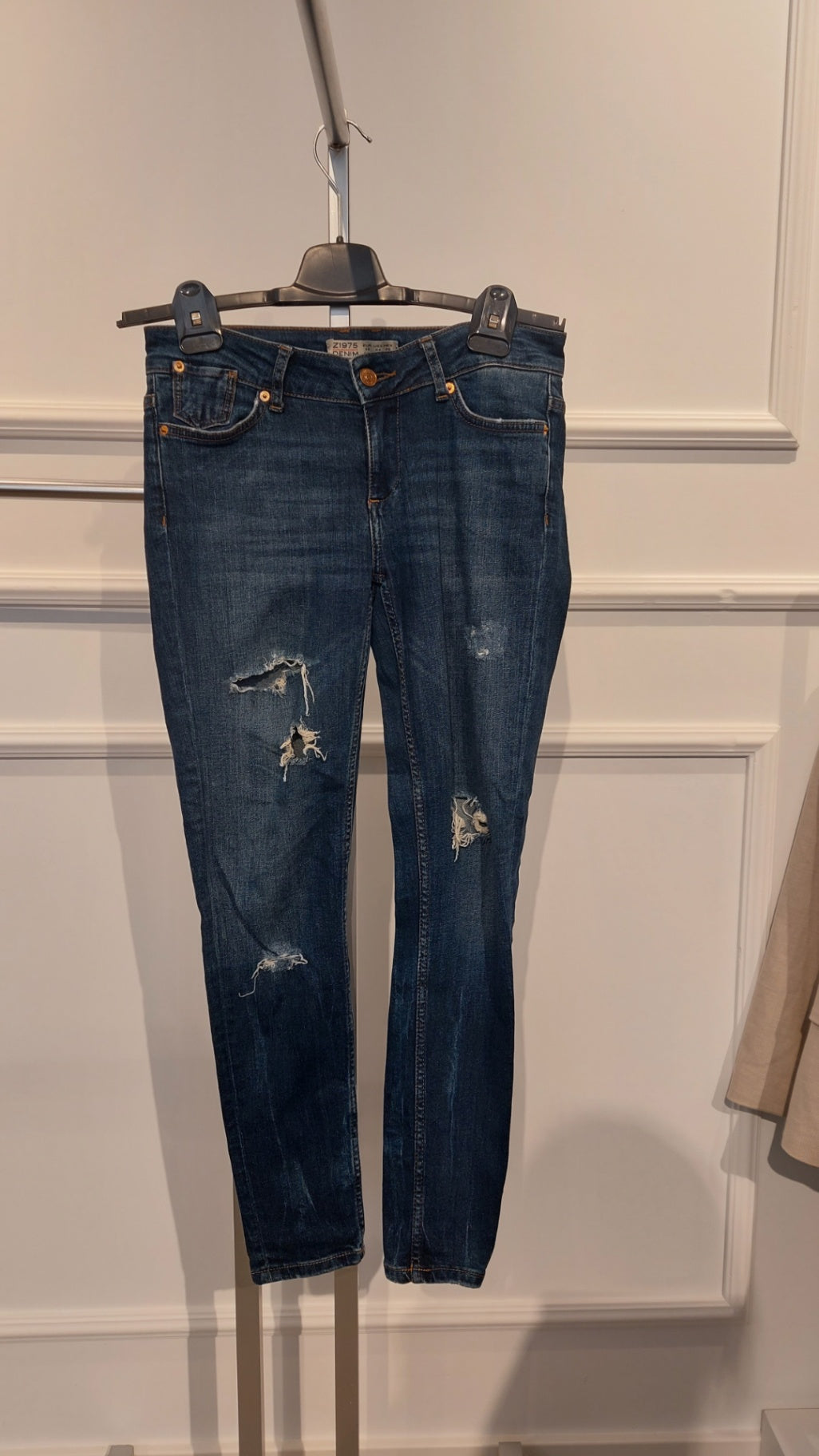 36 Zara Jeans Blau