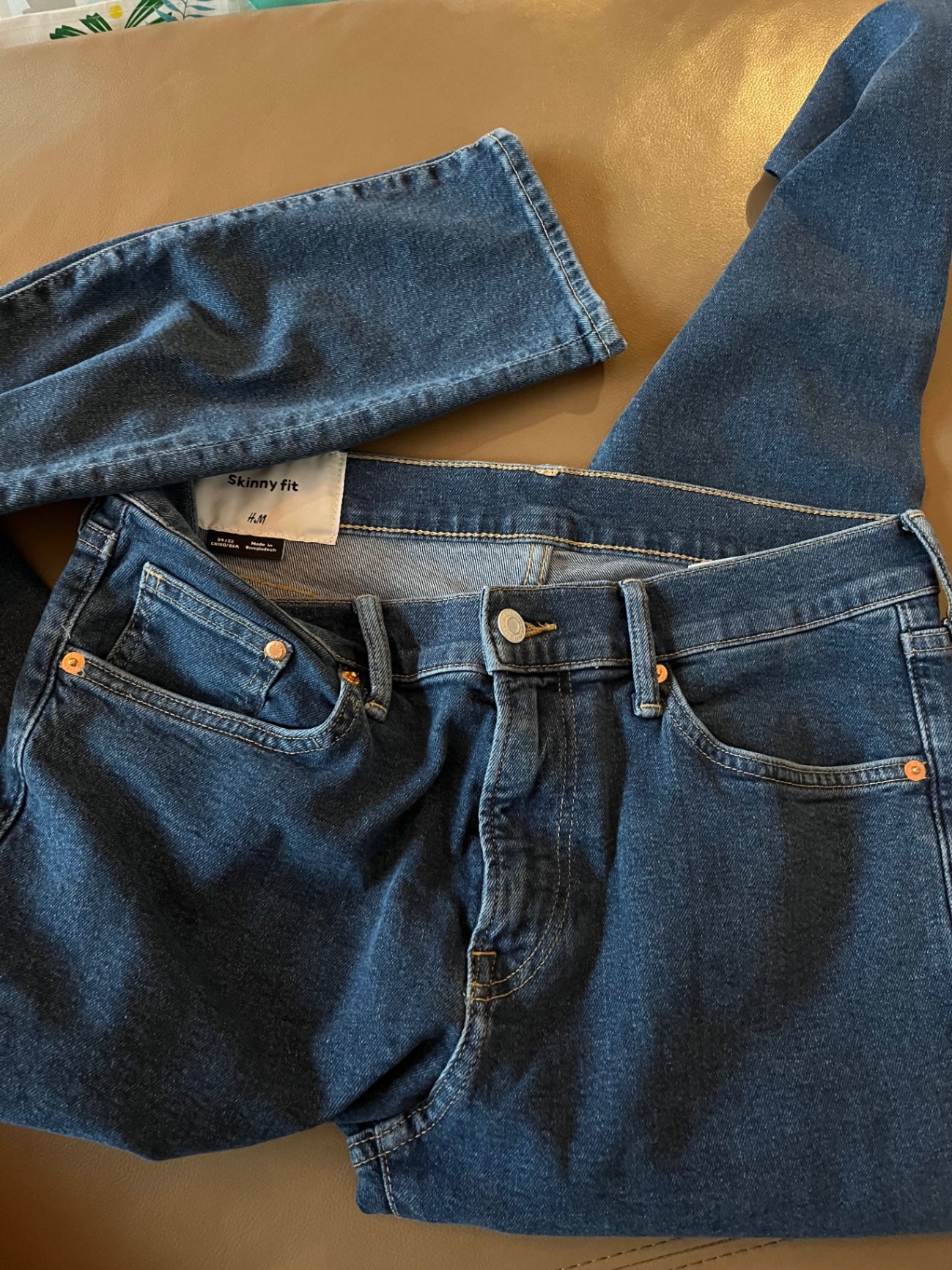 H&M Jeans skinny fit Blau
