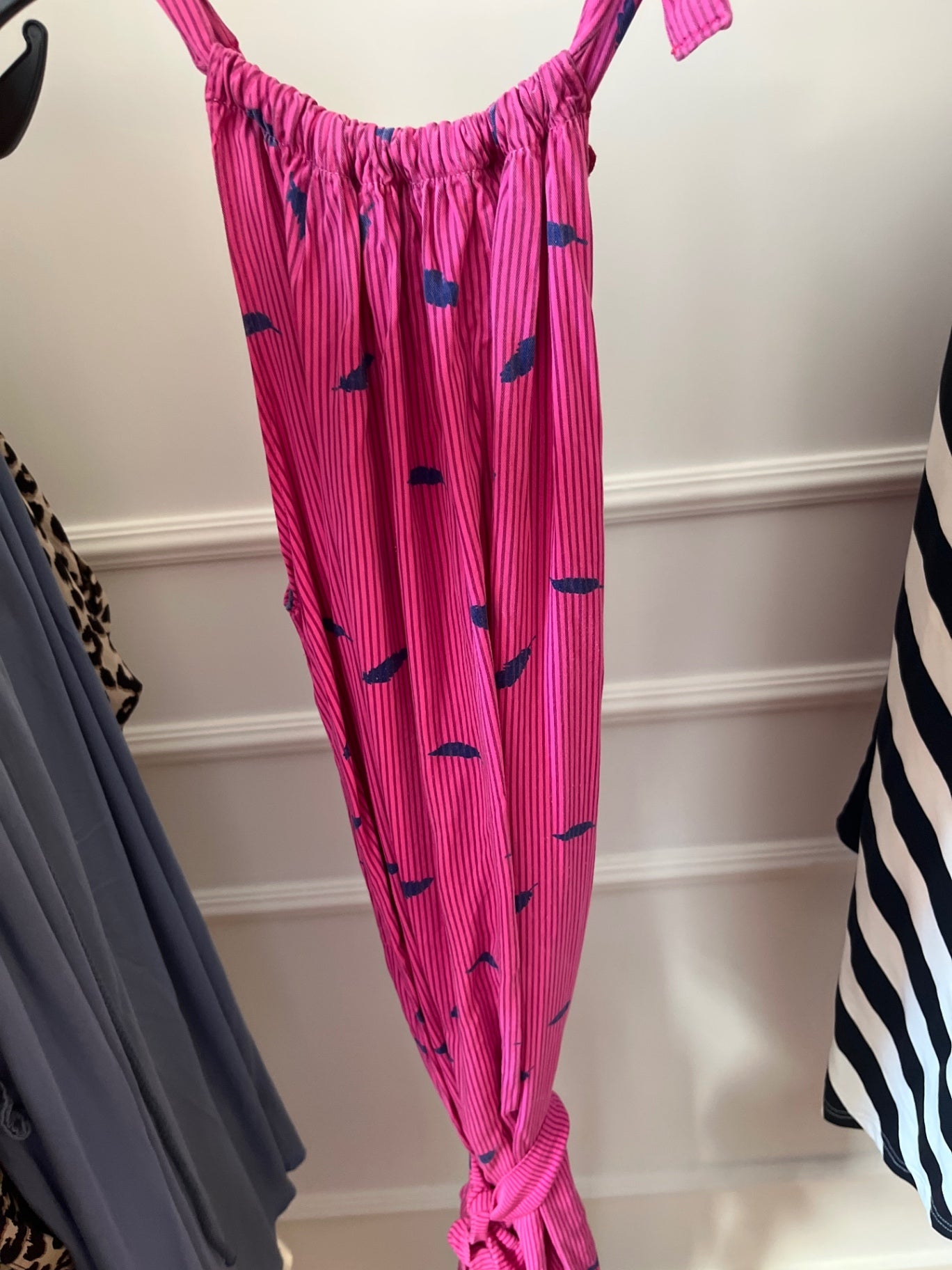 Selected Touch Kleid Pink