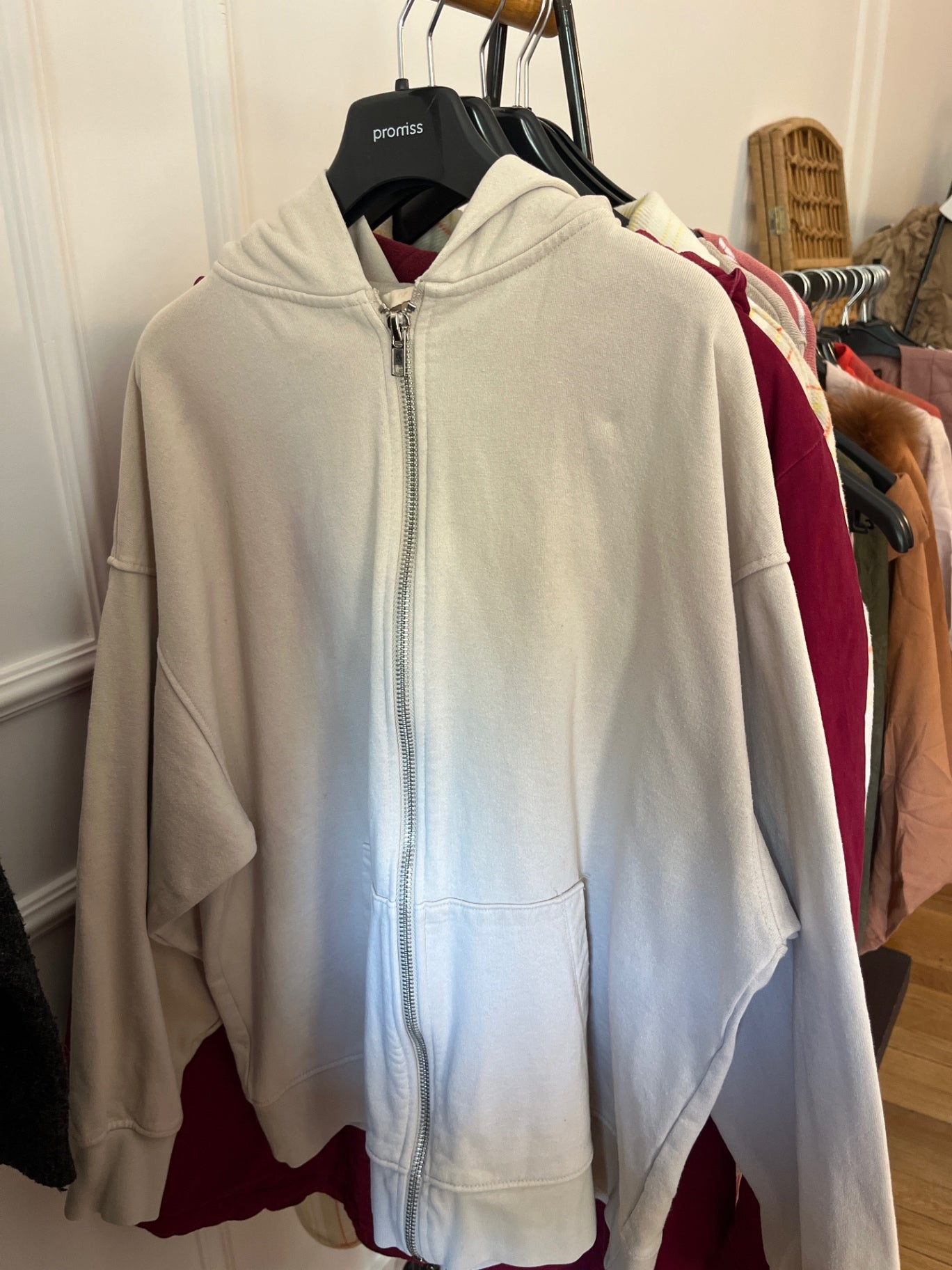 H&M Kapuzenjacke Beige