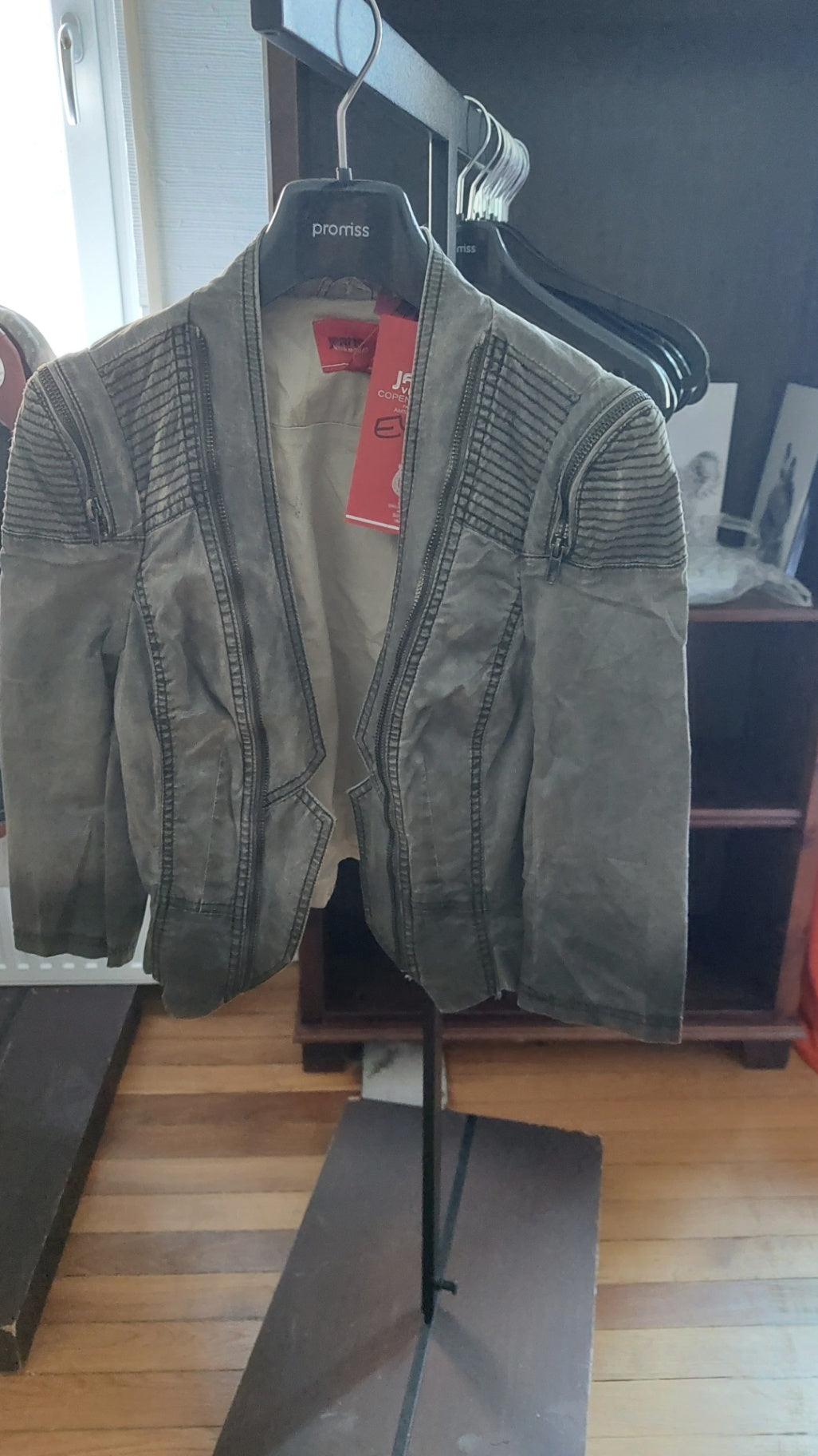 Vero Moda Jeans Jacke Grau