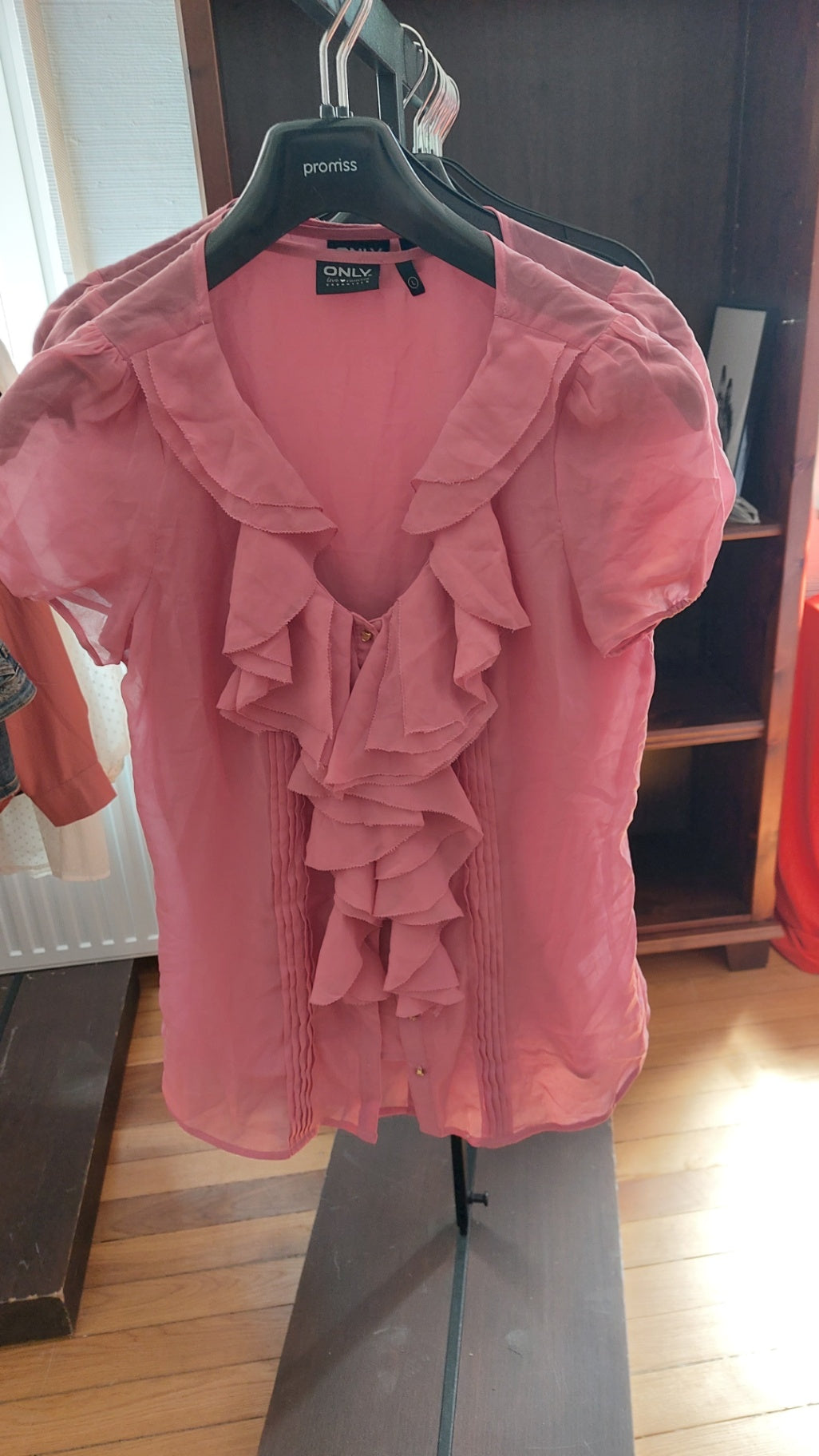 Only Bluse Rosa
