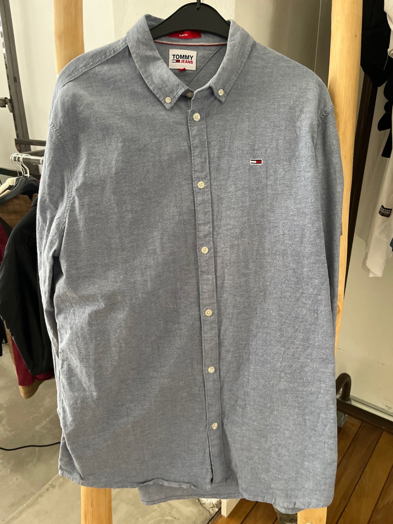 Tommy Jeans Hemd Blau