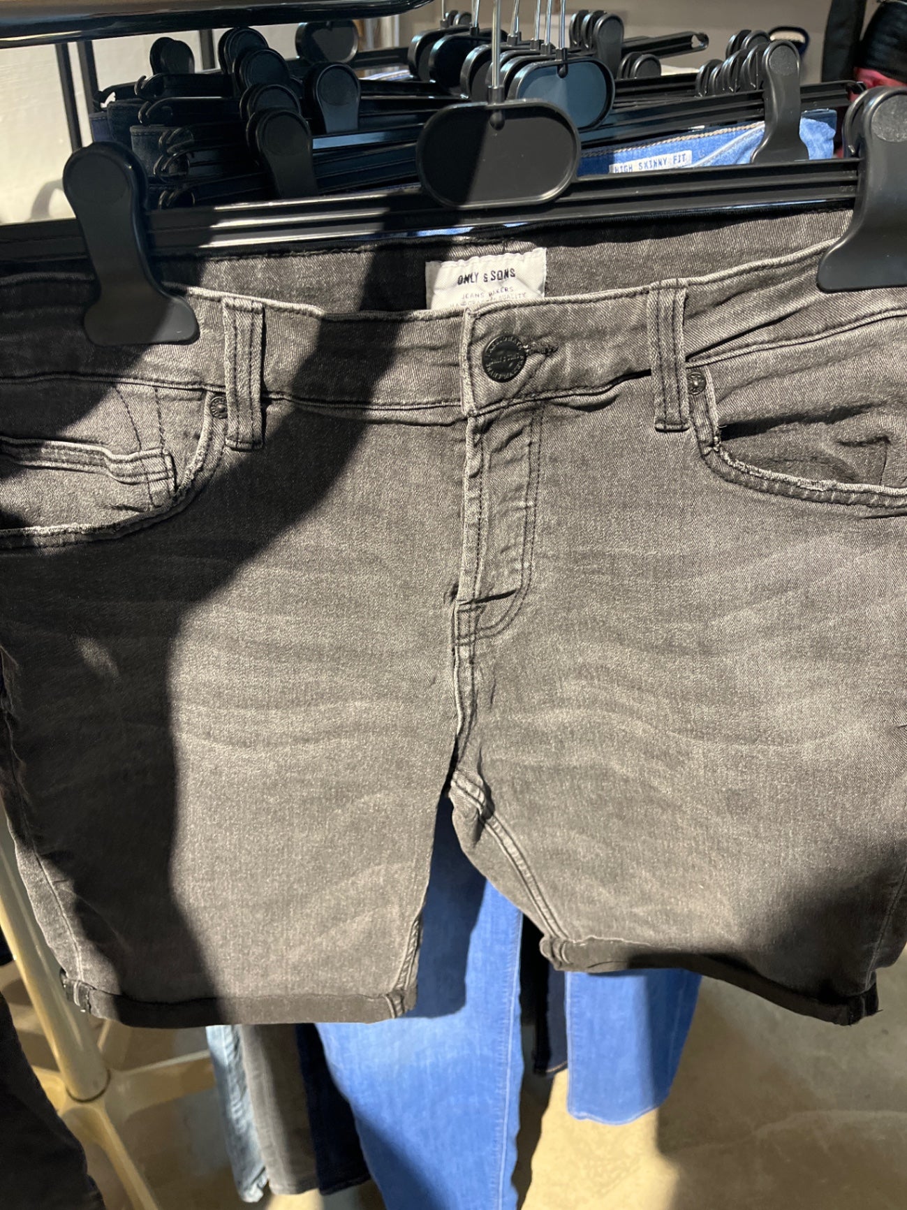 Only & Sons Shorts Schwarz