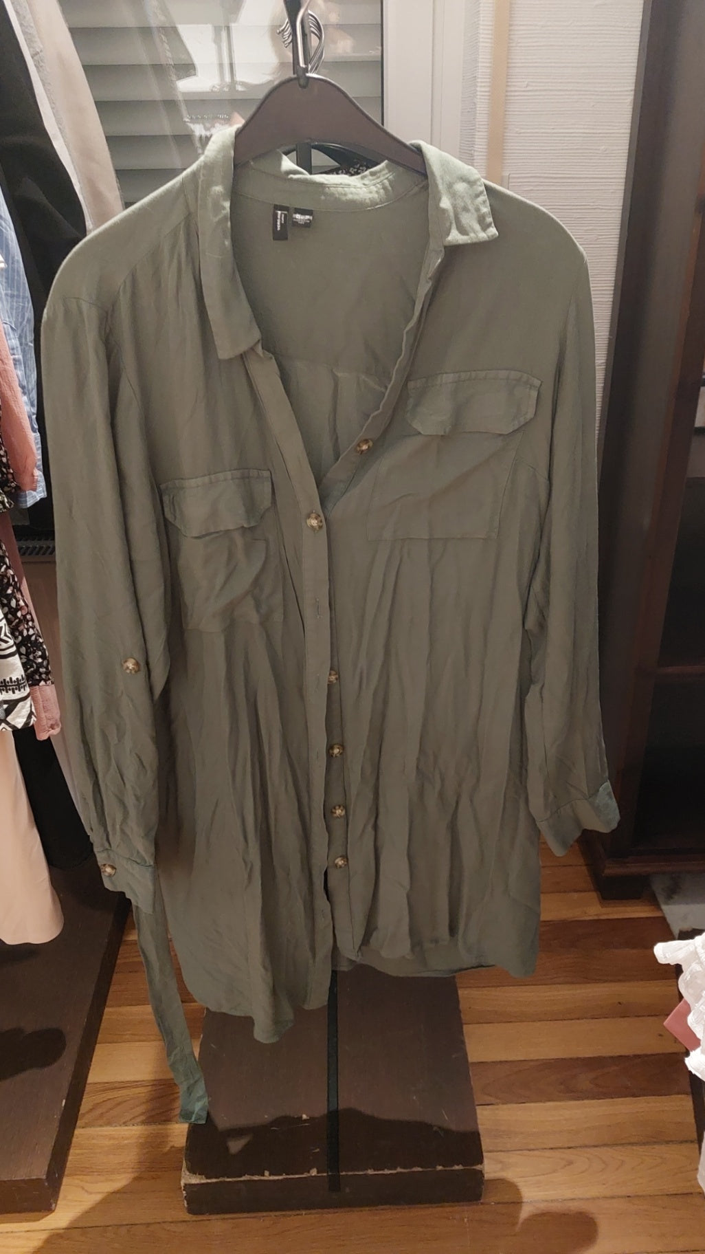 Vero Moda curve Bluse/Kleid Grün