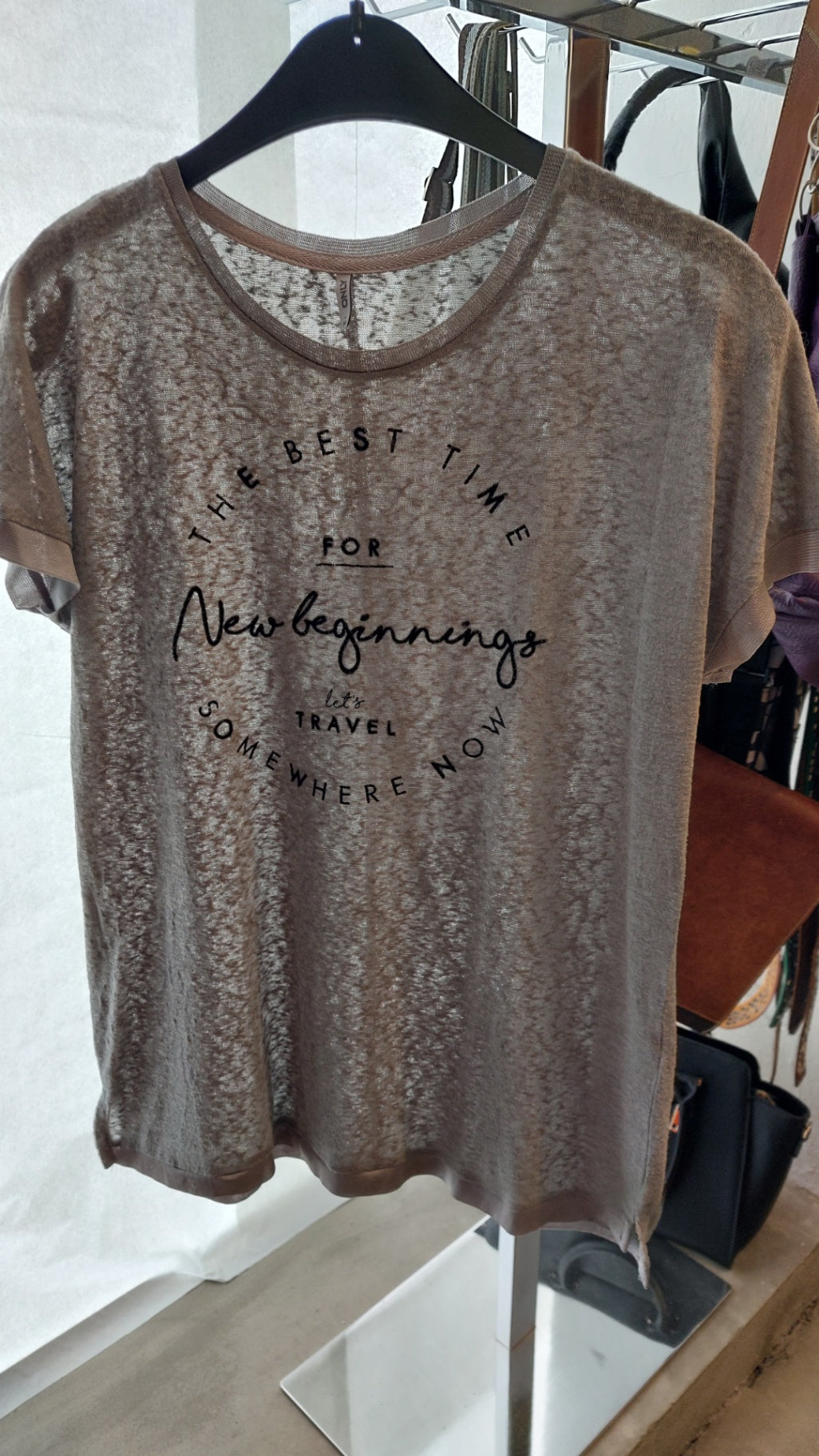 ONLY T-Shirt Grau