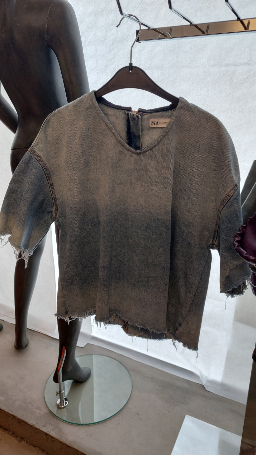 Zara T-Shirt Blau