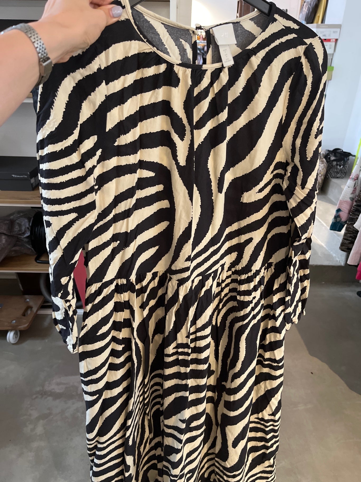 H&M Kleid Schwarz und Weiß