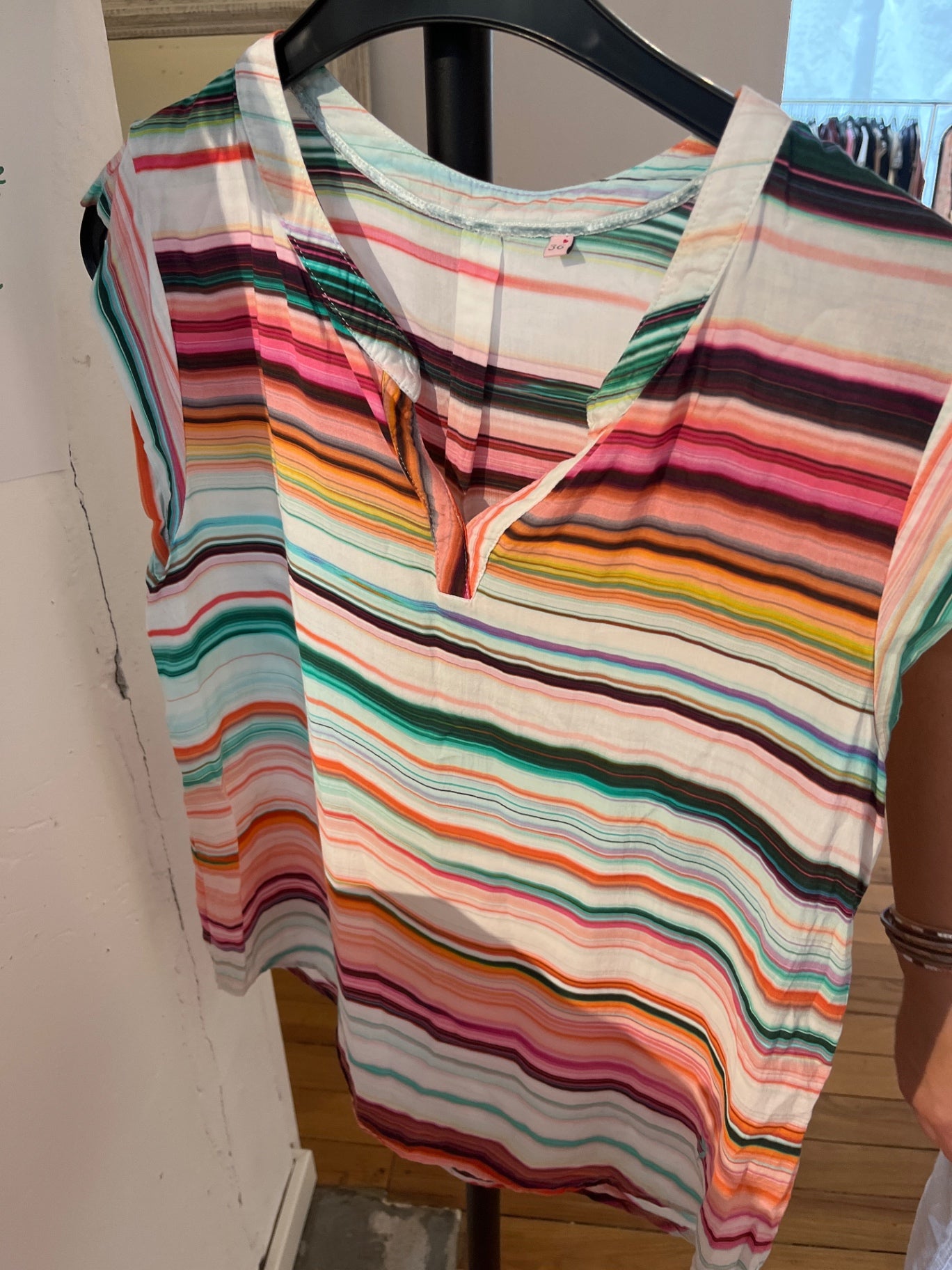 Emily van den Bergh Bluse Mehrfarbig gestreift