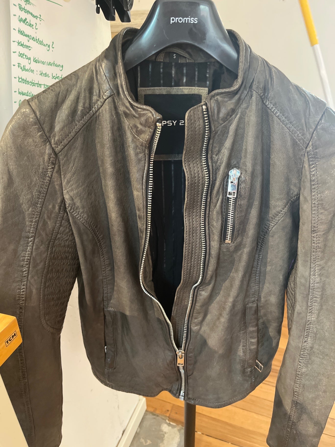 Gipsy 2.0 Lederjacke Anthrazit