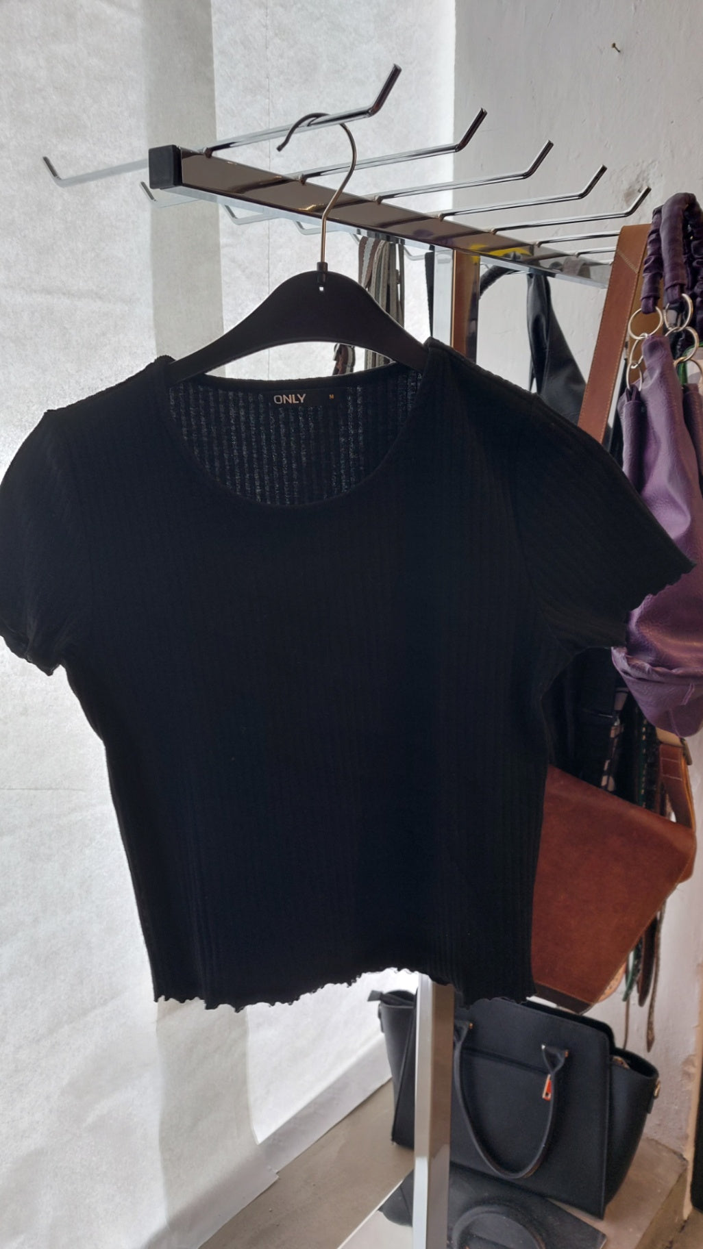 Only T-Shirt Schwarz