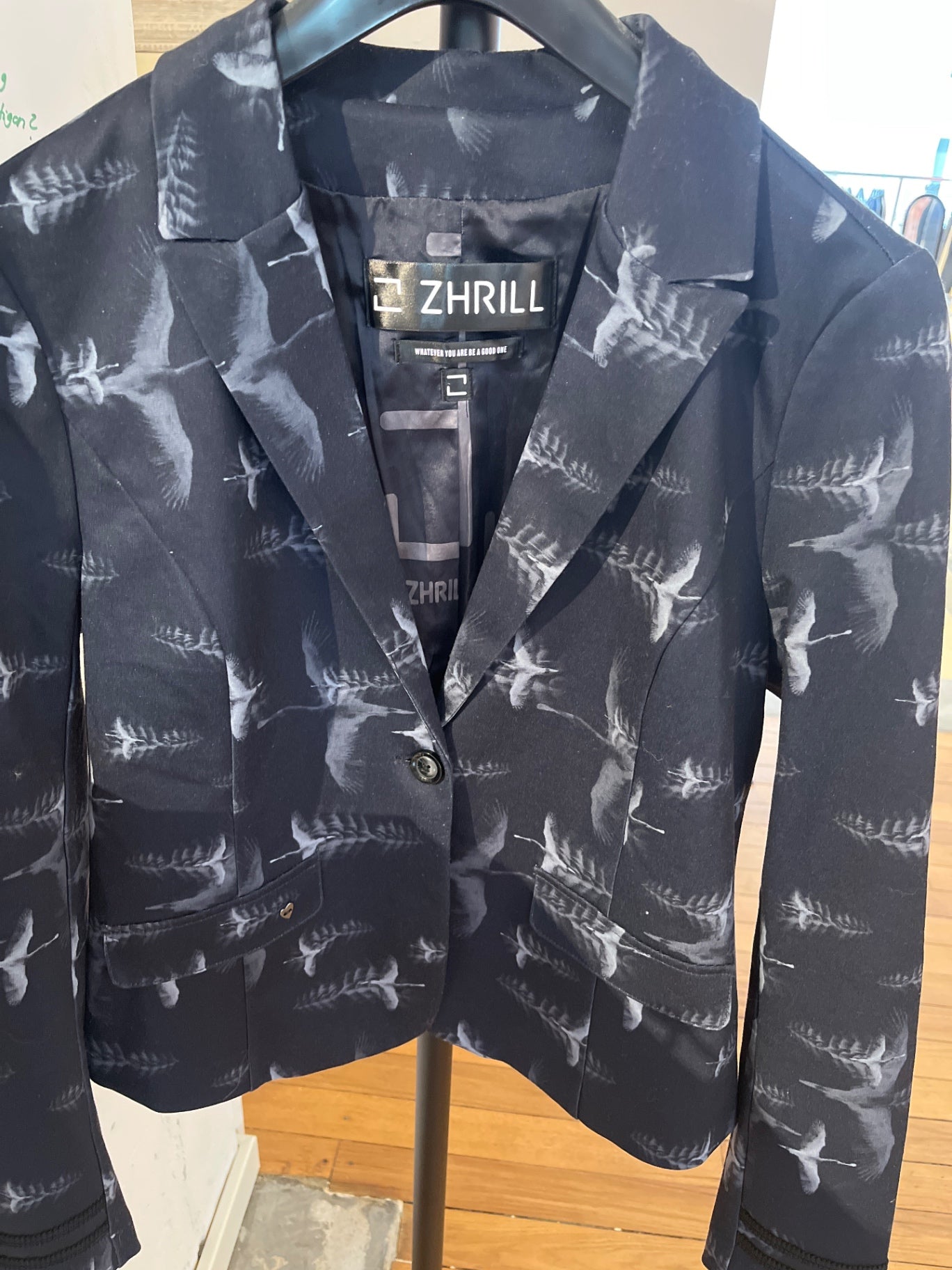 Zhrill Blazer Blau Schwäne