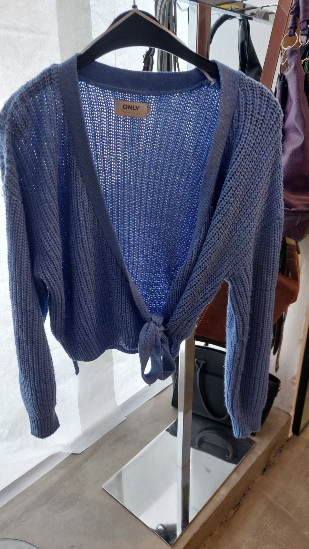 ONLY Strickjacke Blau