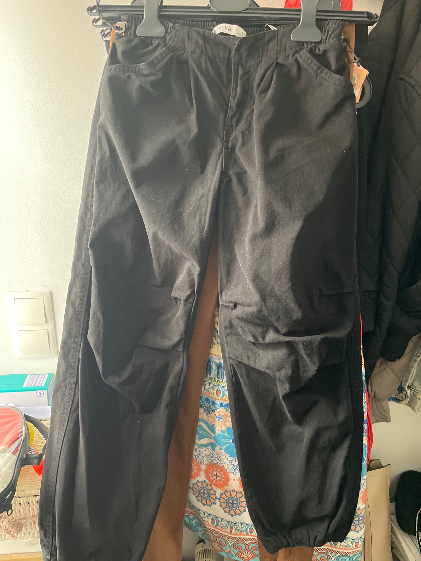 Bershka Hose Schwarz
