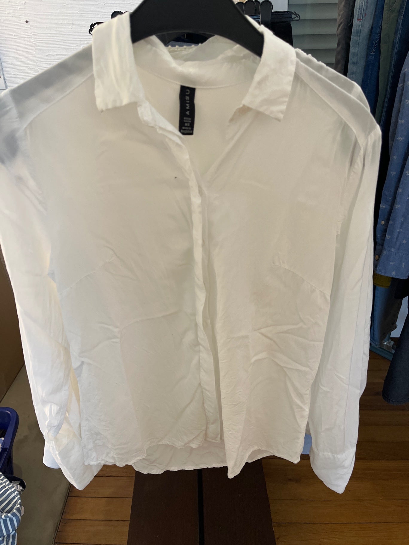 Amisu Bluse Weiß