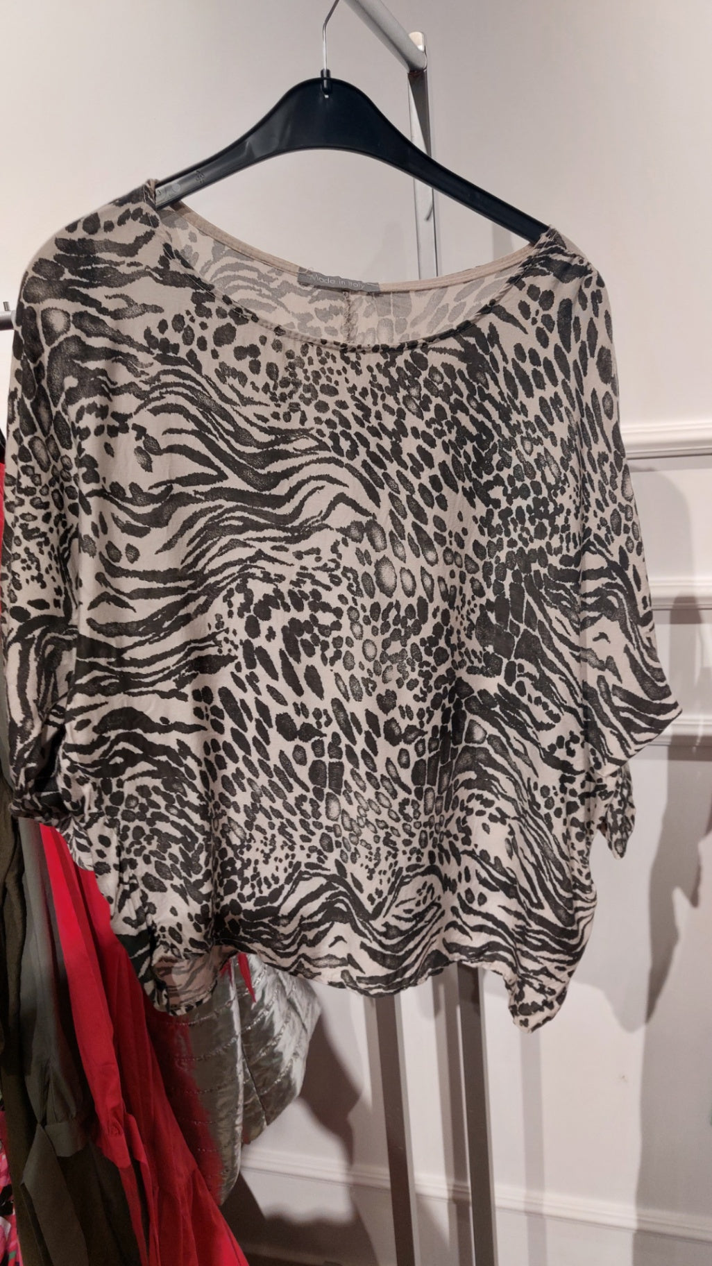 Nicht bestimmt Bluse Schwarz und Beige