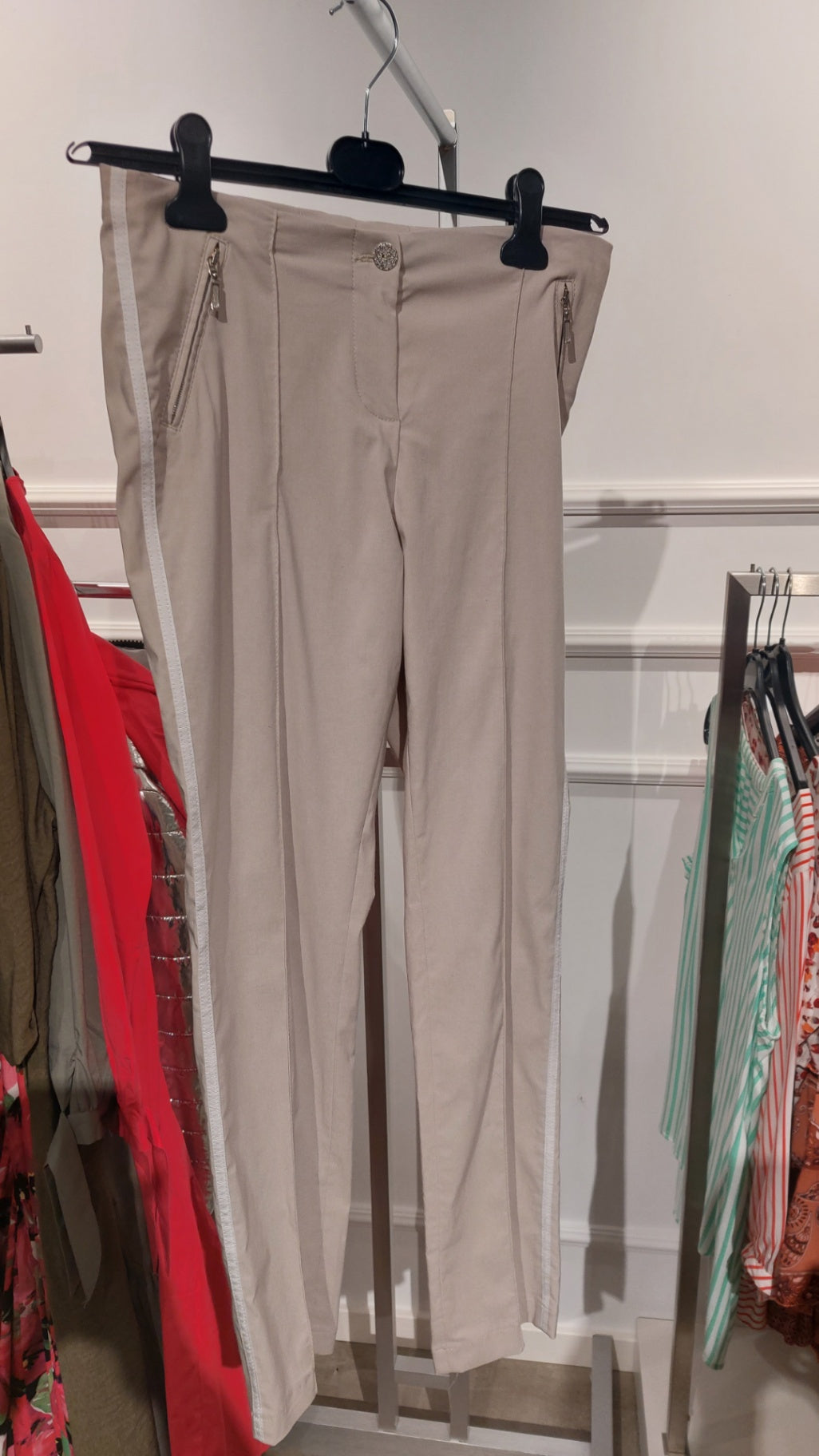 Unbekannt Hose Beige
