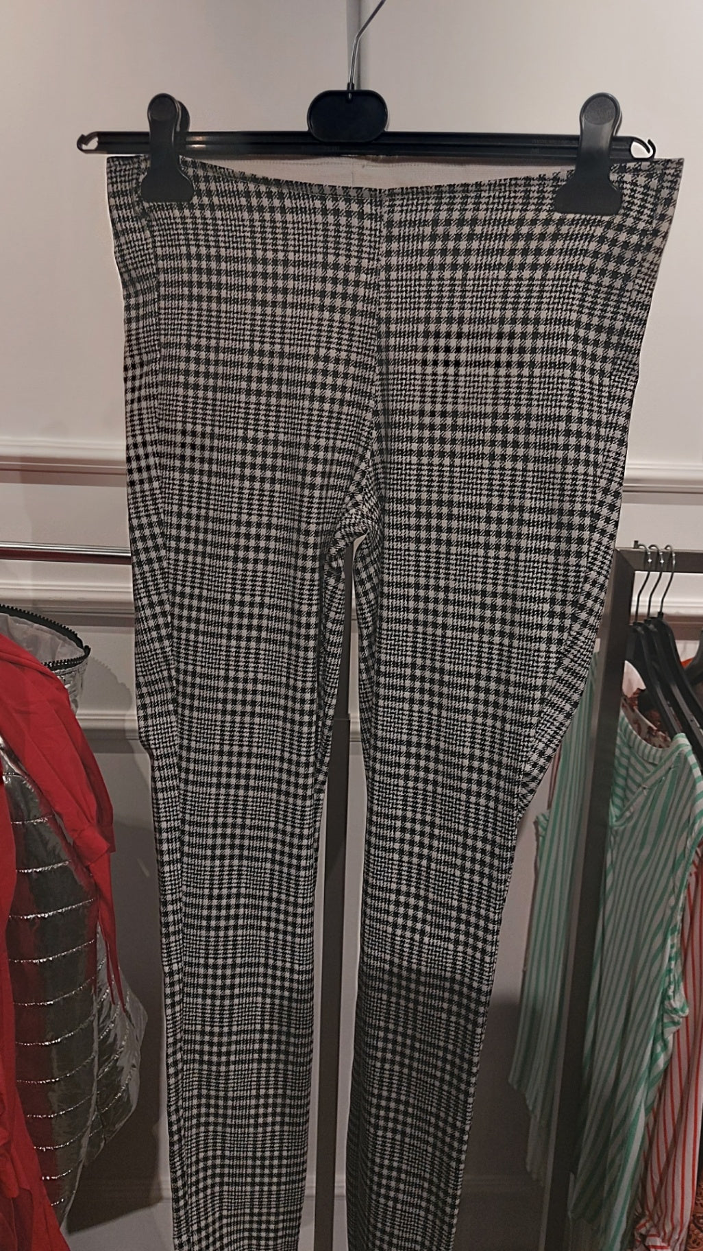 Unbekannt Hose Schwarz-Weiß