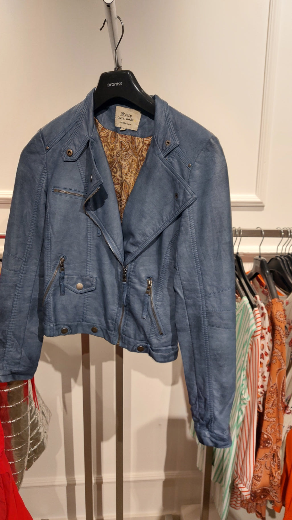 Softy Jacke Blau