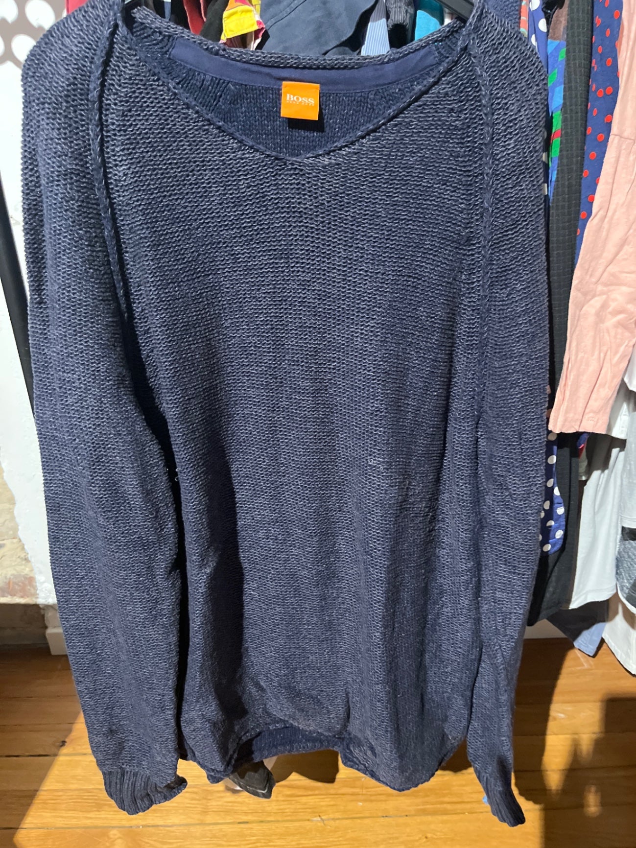 Boss Pullover Blau