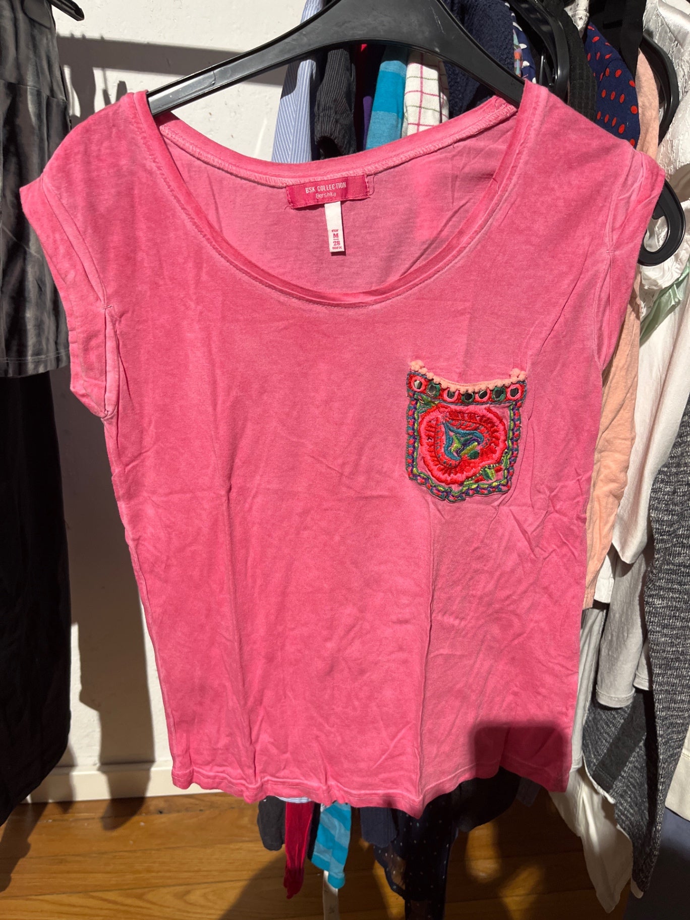 Bershka T-Shirt Rosa