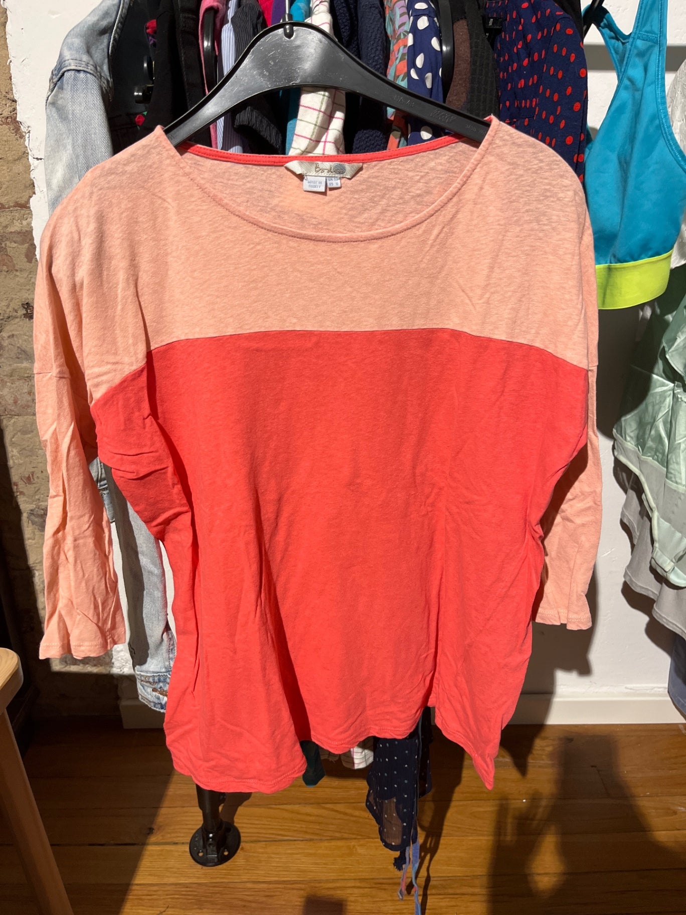 Boden Langarmshirt Rosa und Rot