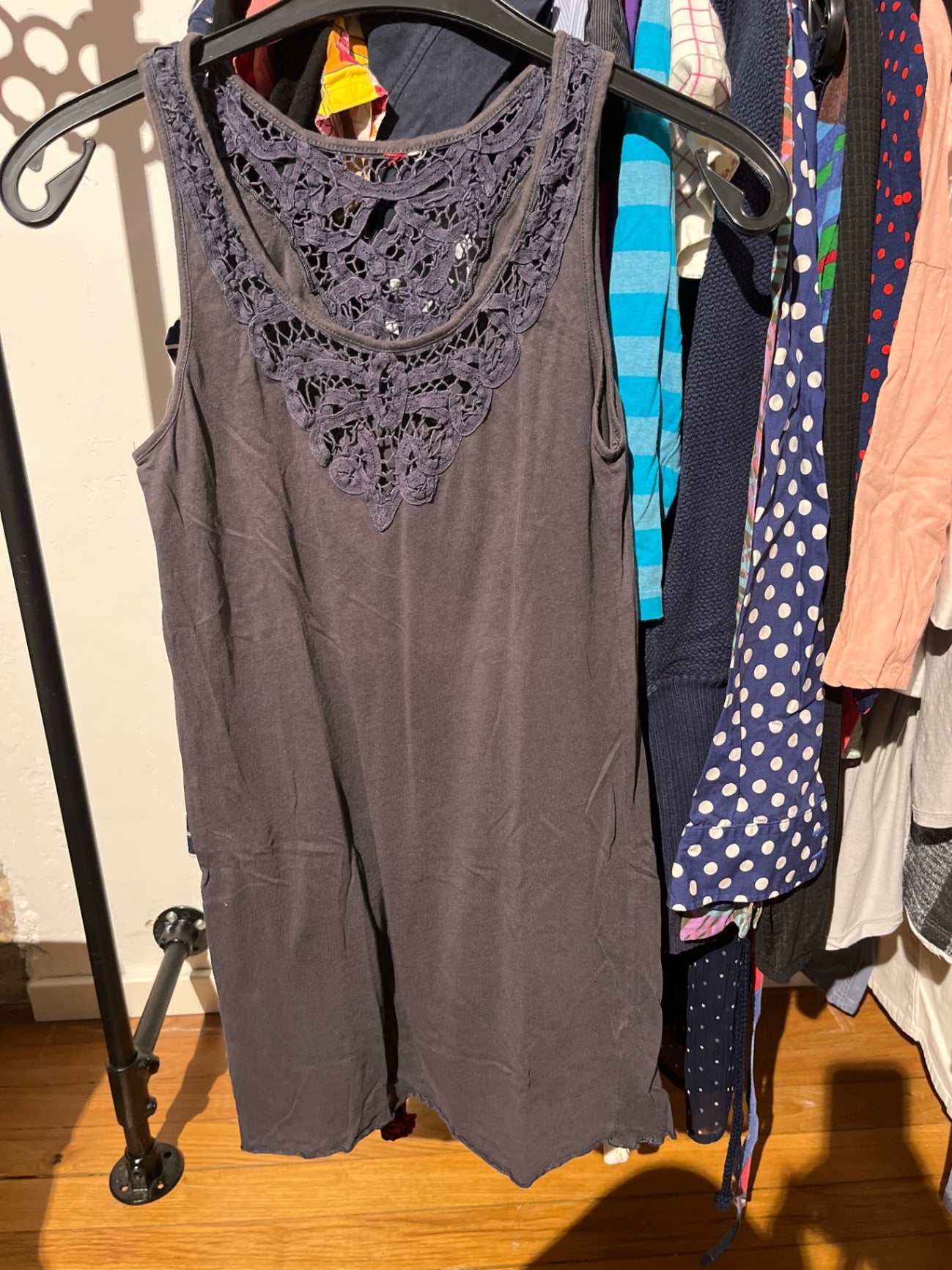 Unbekannt Top/Kleid Grau