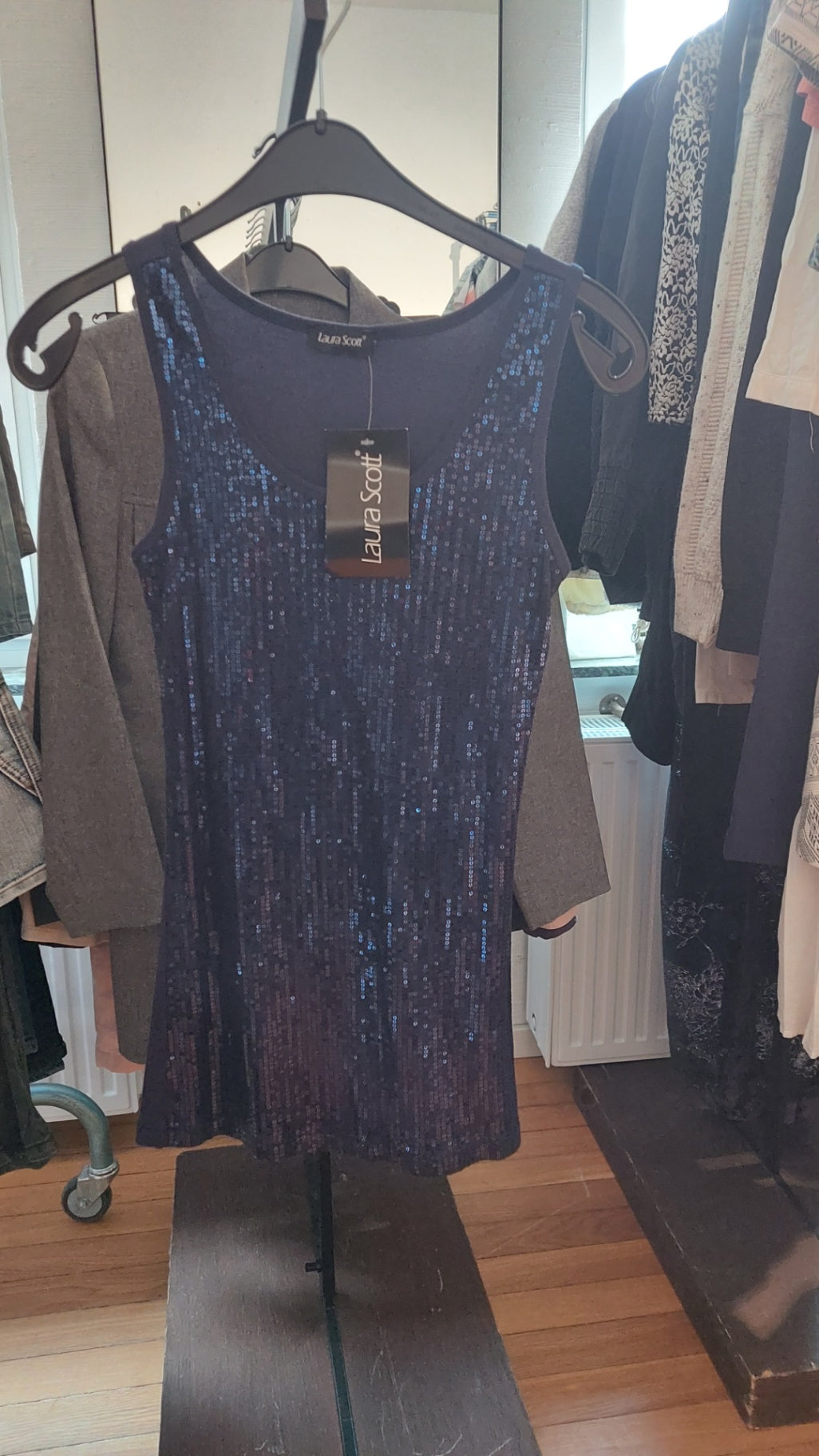 Laura Scott Top Blau