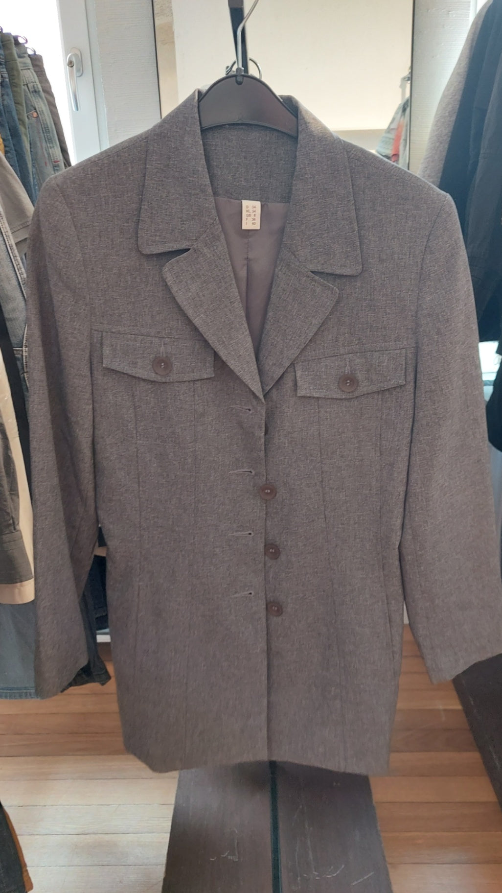 Unbekannt Blazer Grau