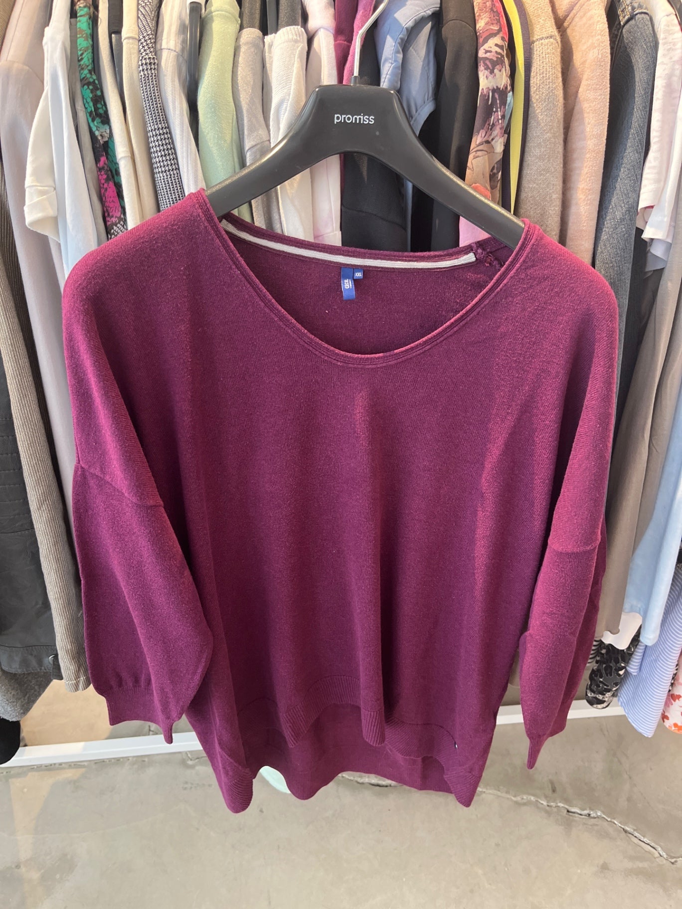 Cecil Pullover Weinrot
