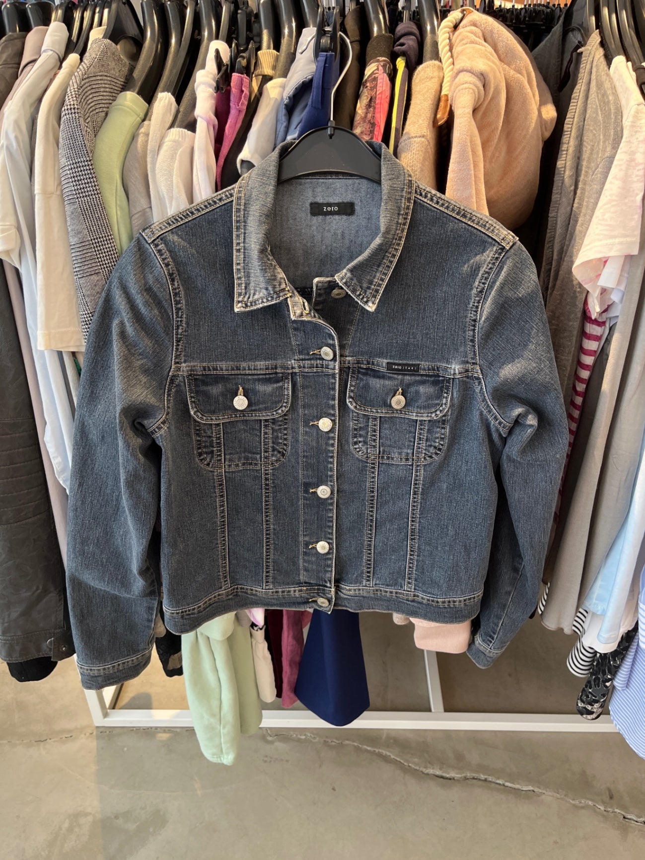 Zero Jeansjacke Blau