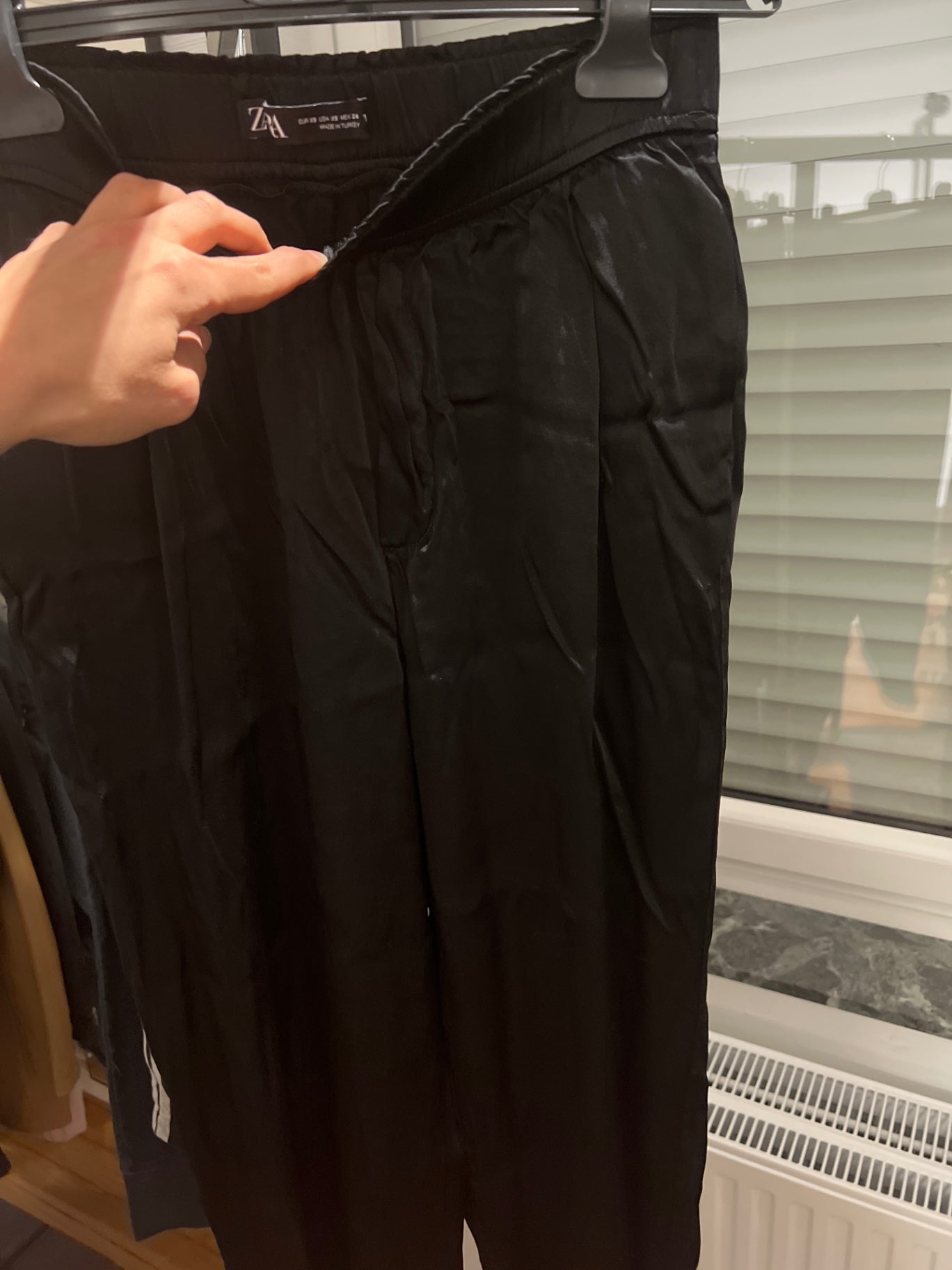 Zara Hose Schwarz