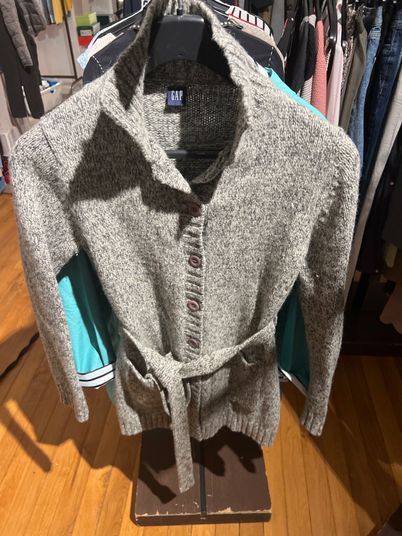GAP Strickjacke Grau