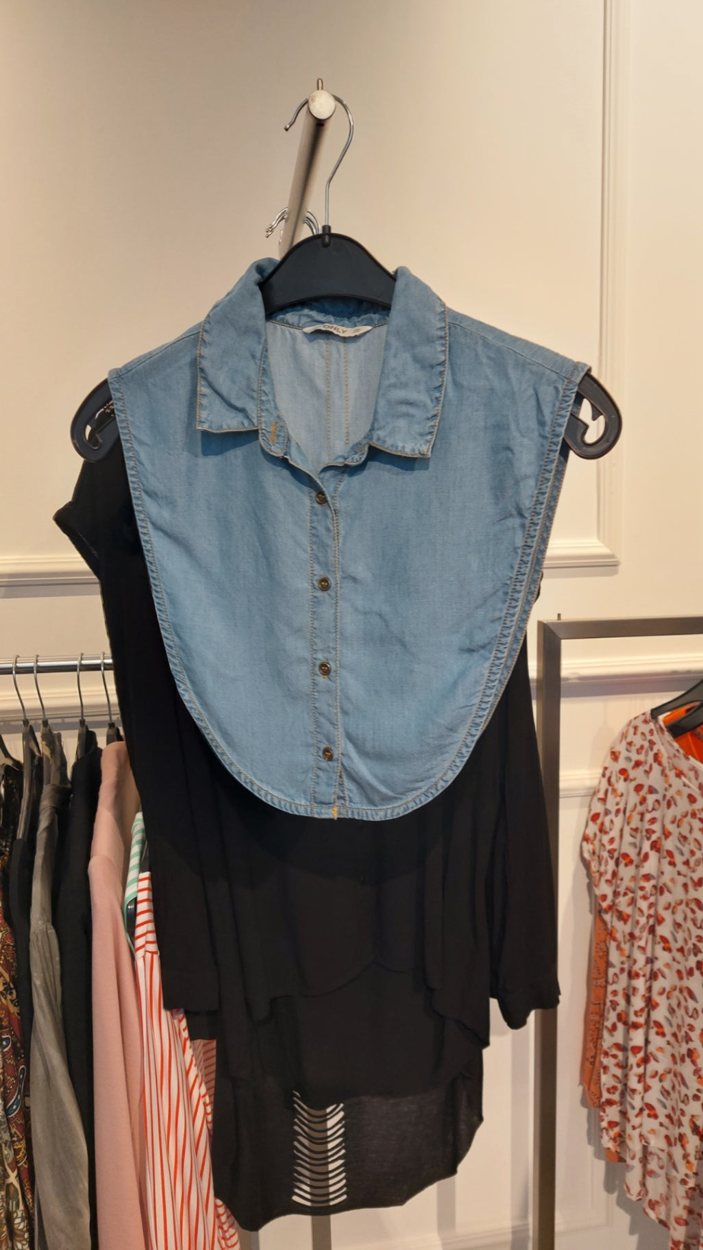ONLY Kragen Blau