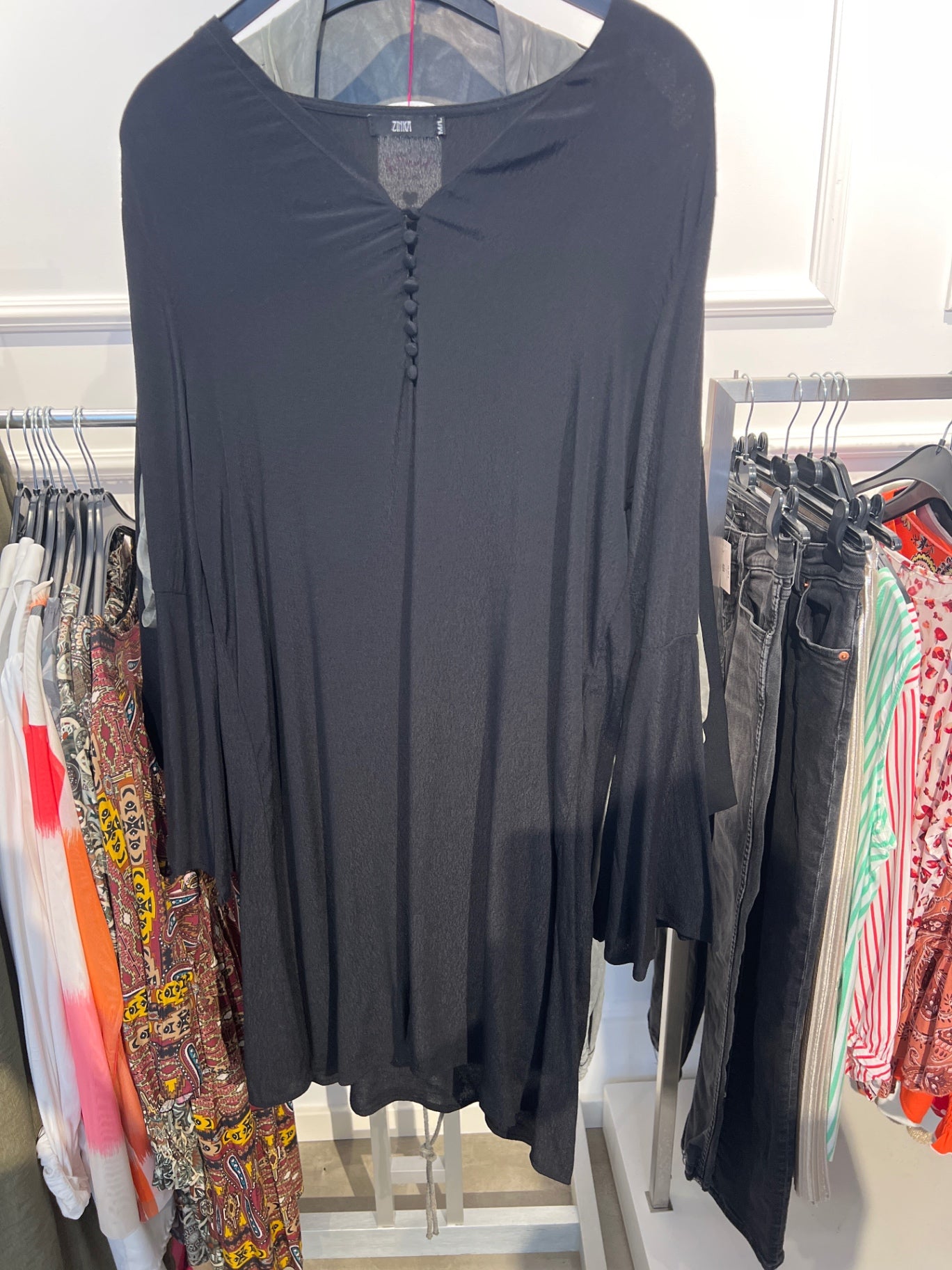 Zinka Bluse Schwarz
