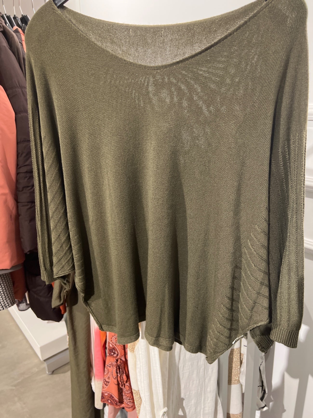 Unbekannt Pullover Olivgrün
