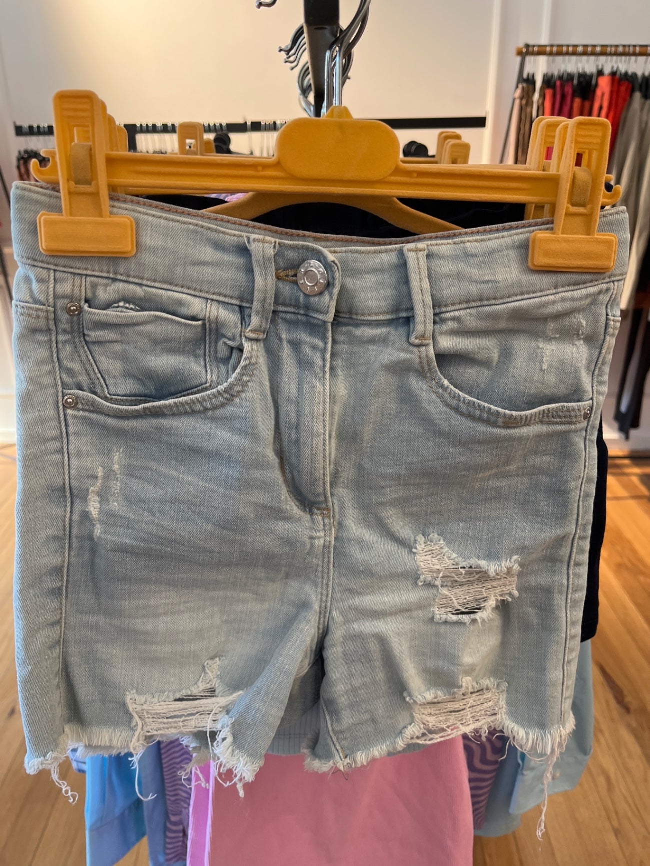 s.Oliver Jeansshorts Hellblau