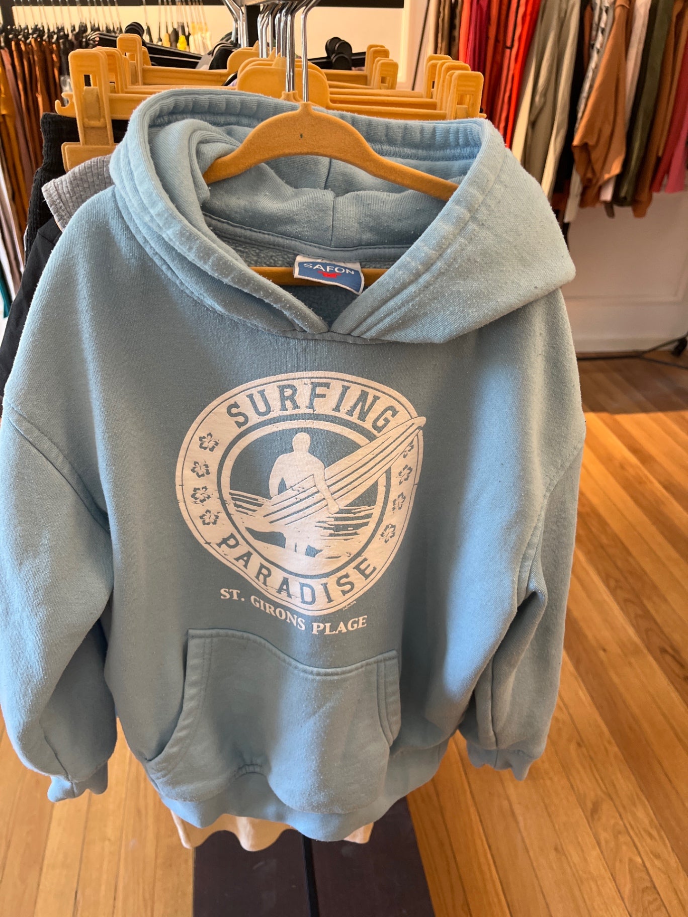 Safon Hoodie Hellblau