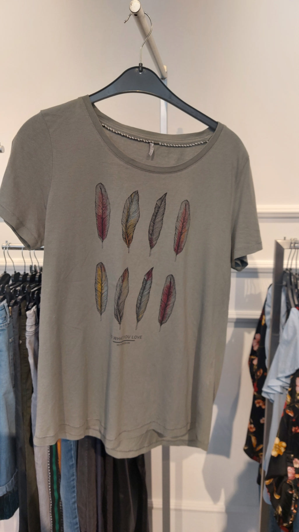 ONLY T-Shirt Grau