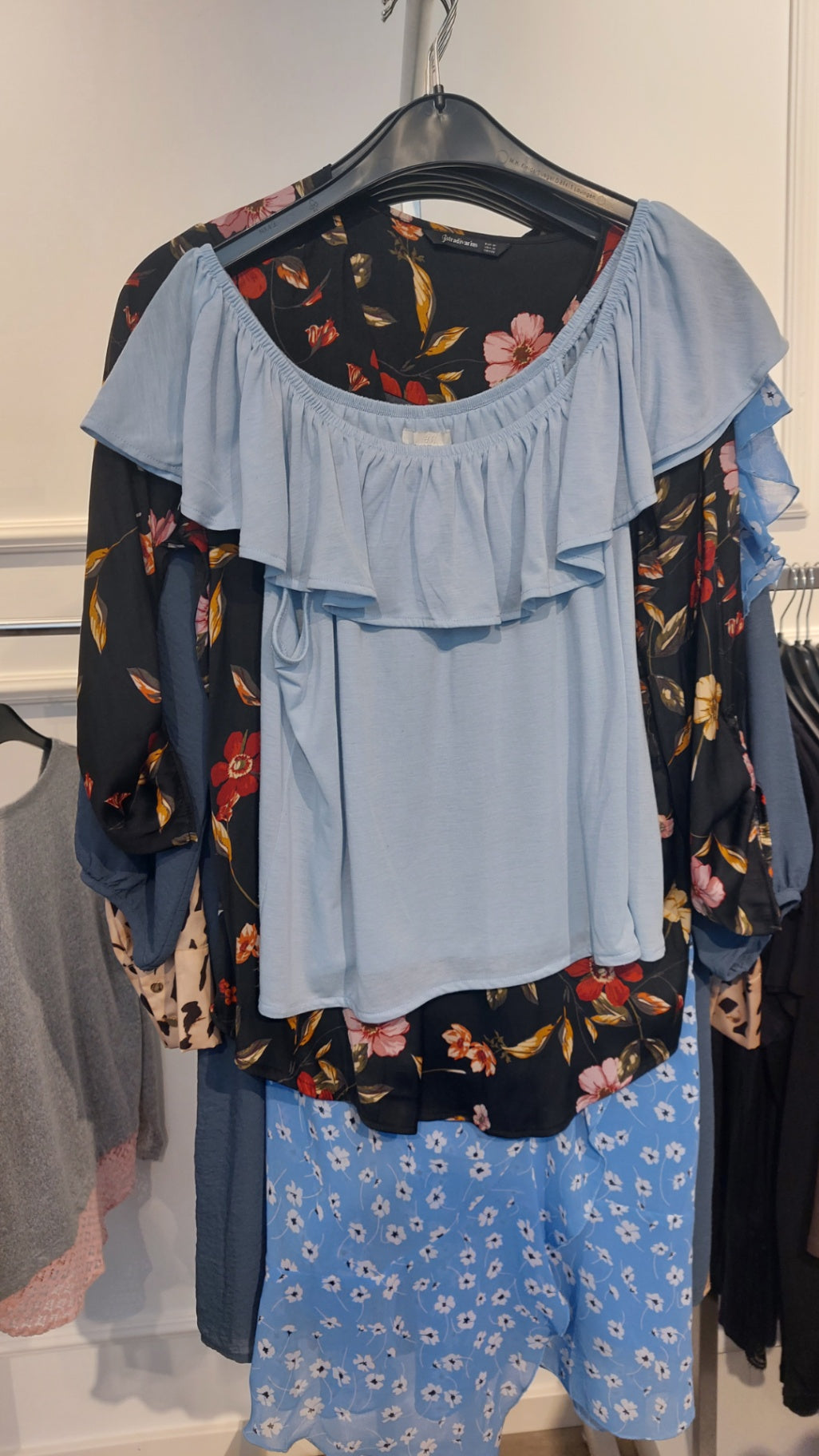 HM Bluse Hellblau