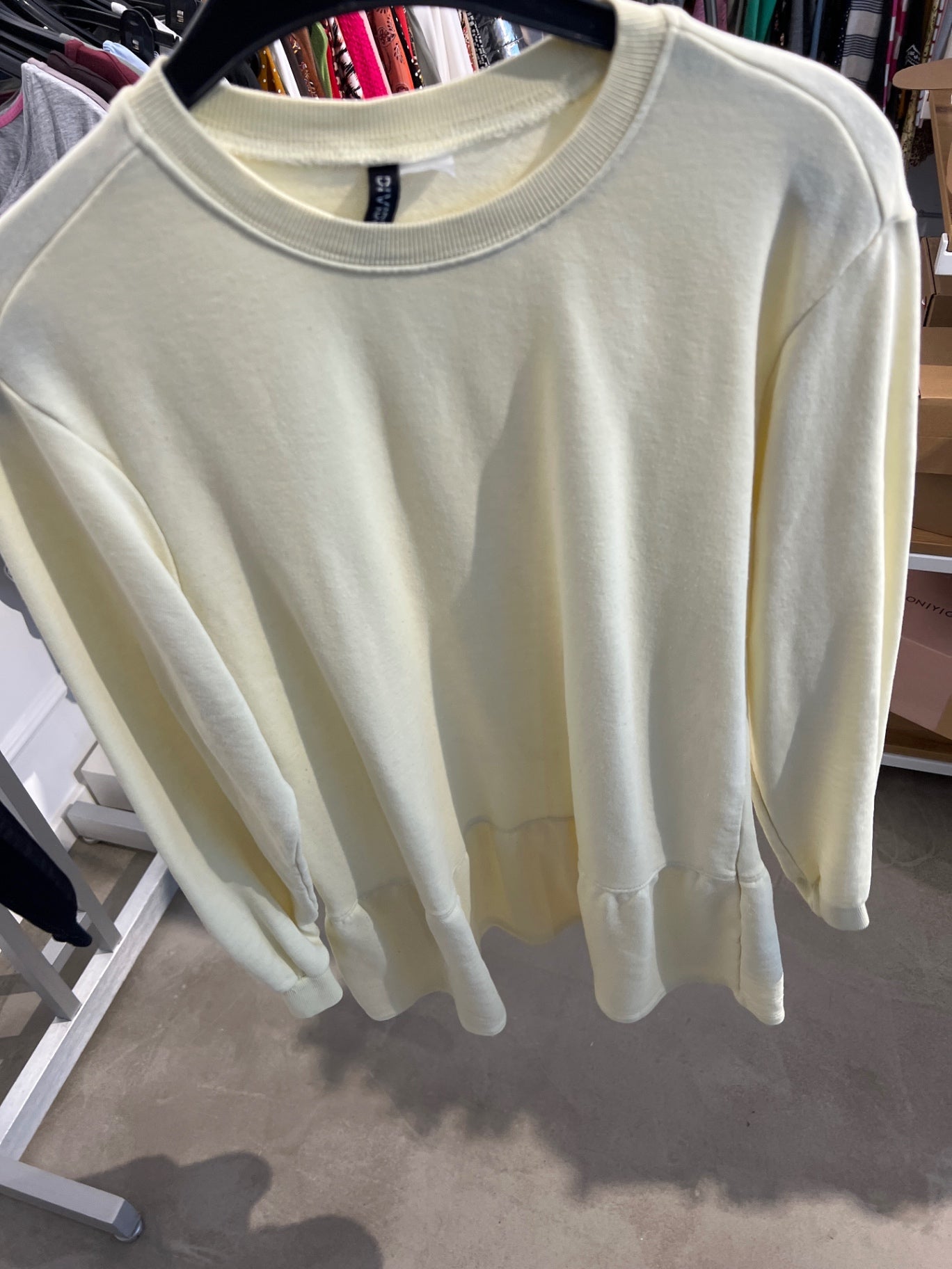 H&M Sweatshirt Gelb
