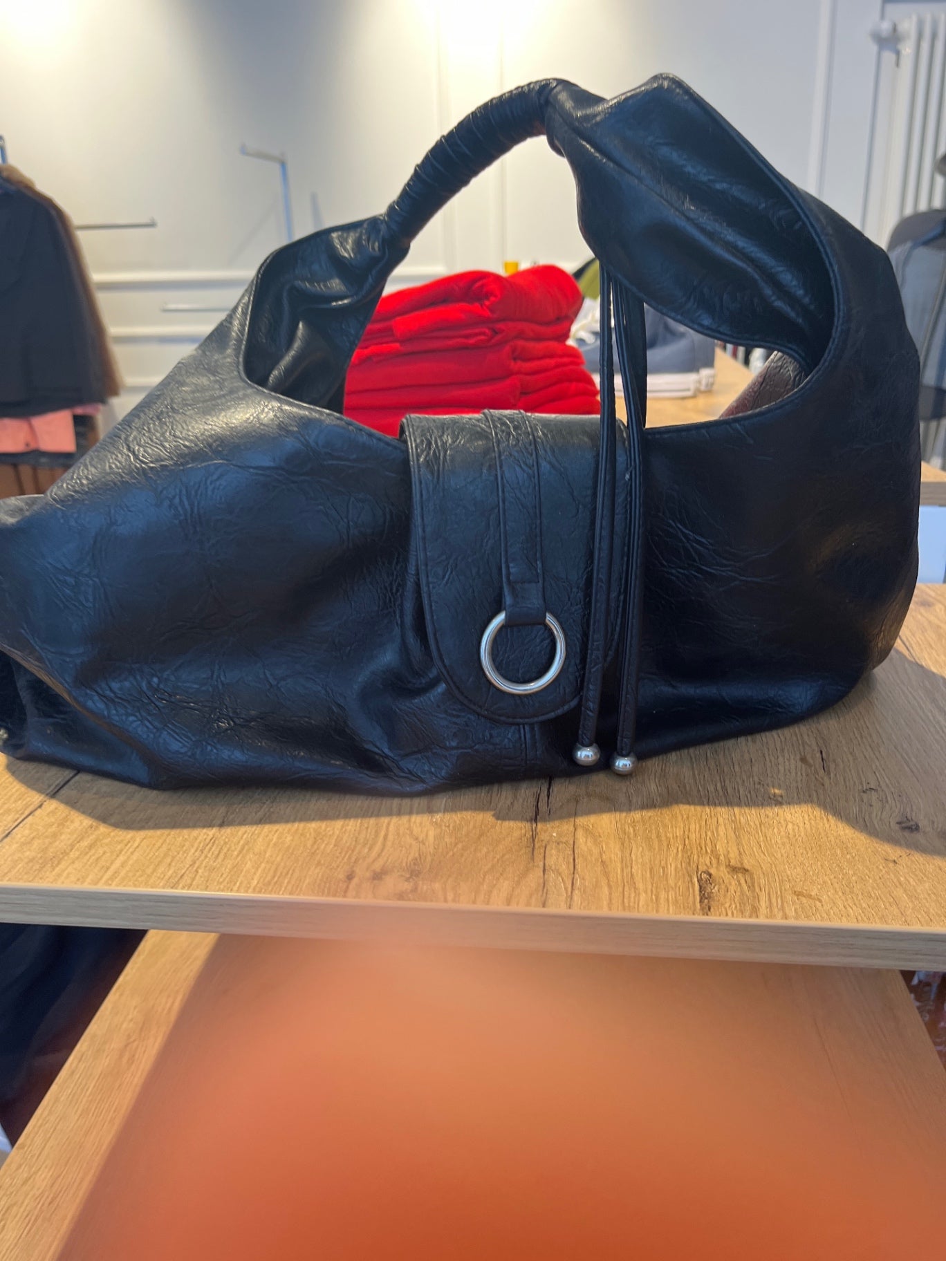 Unbekannt Handtasche Schwarz