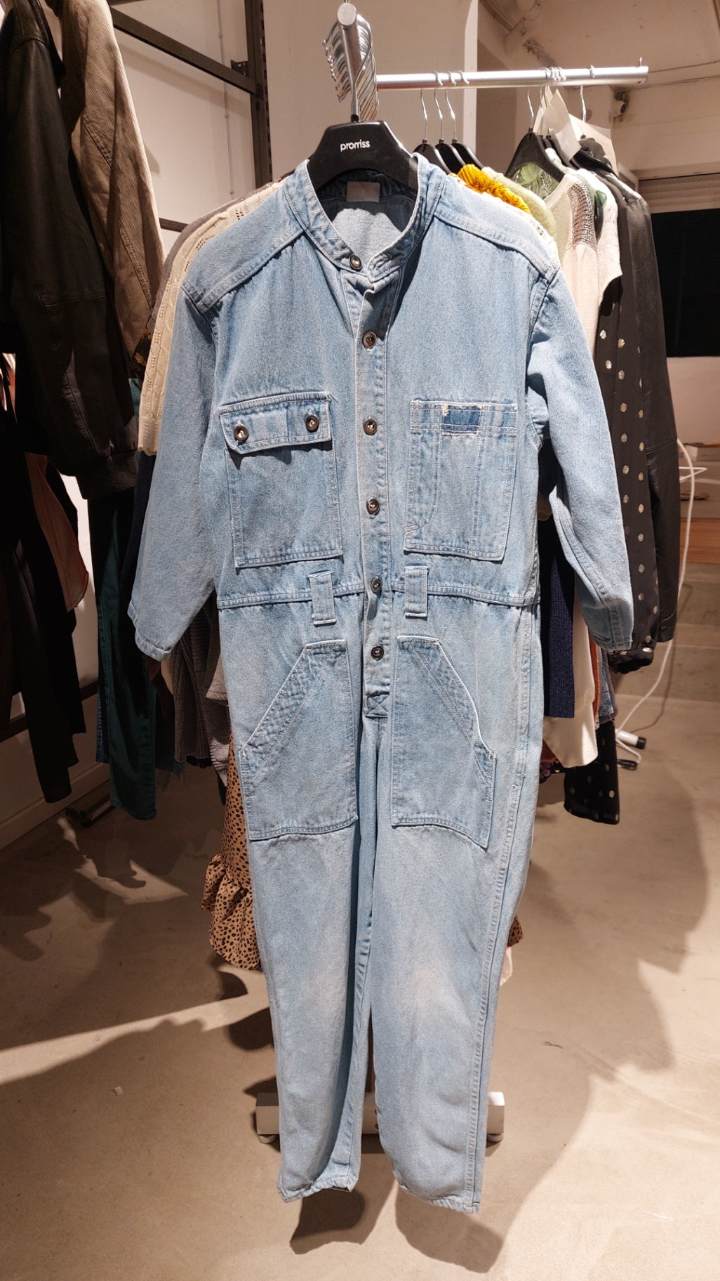 True Vintage Overall Blau