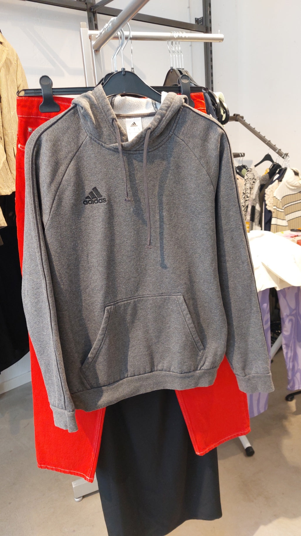 Adidas Kapuzenpullover Grau