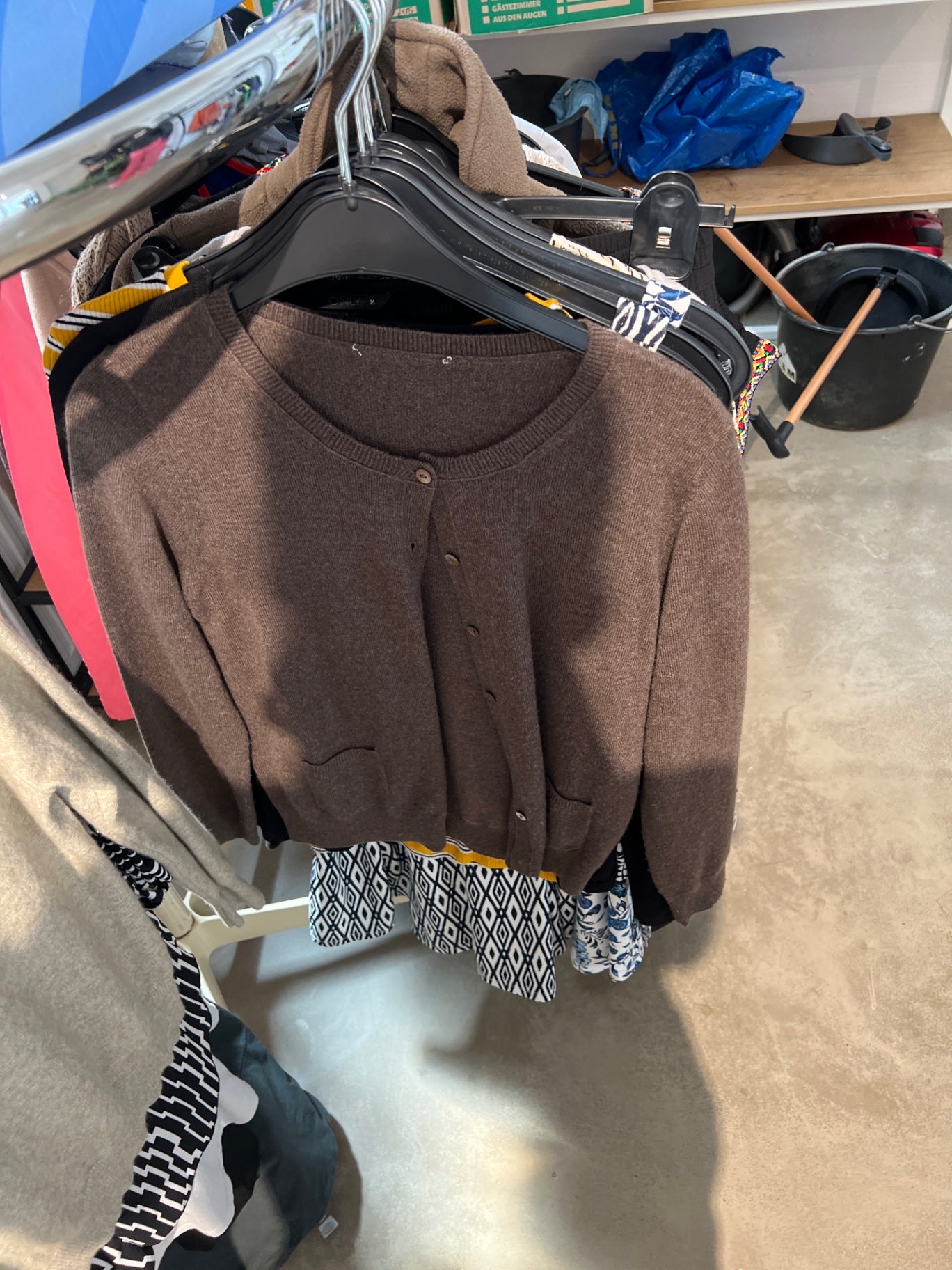 Strickjacke Braun