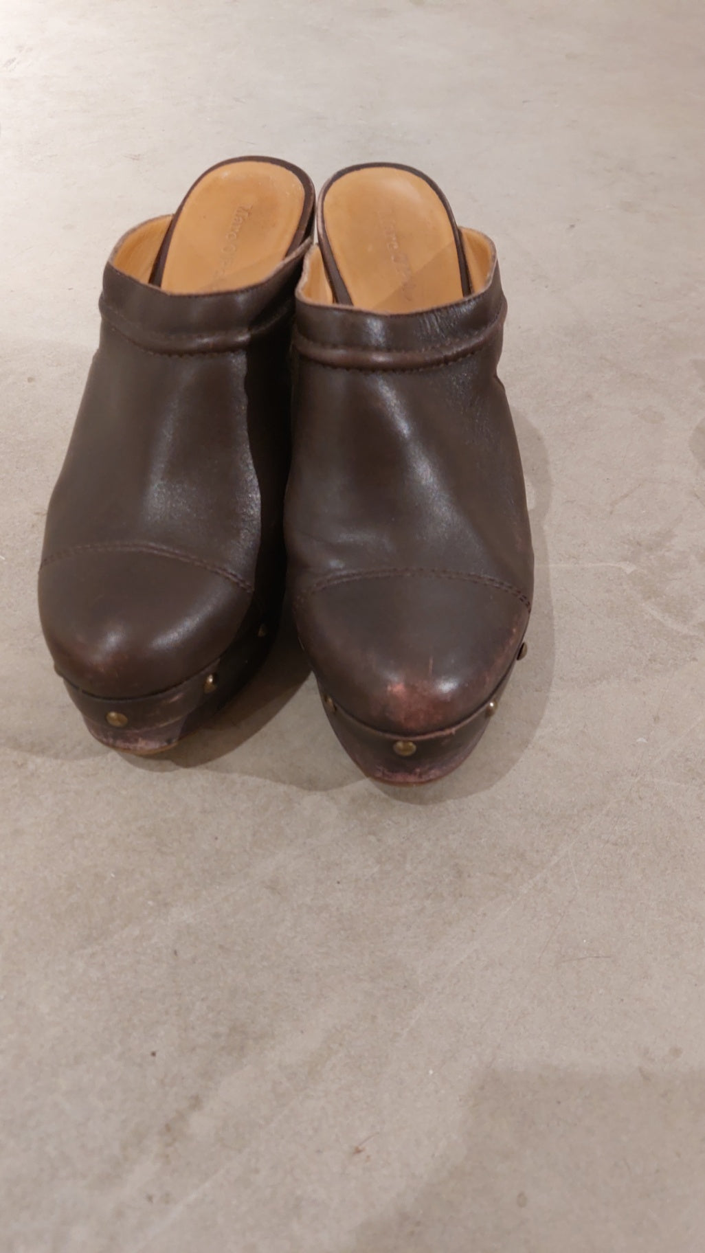 Marc O'Polo Holzschuhe Braun
