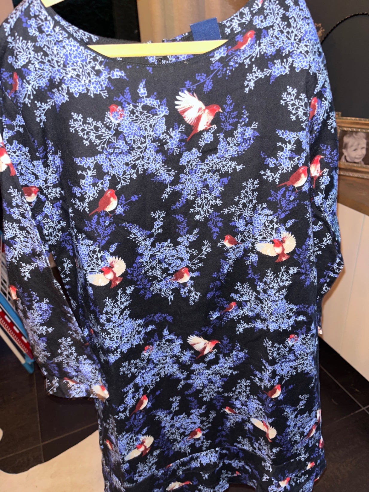 Gap Kleid Blau, Kolibris