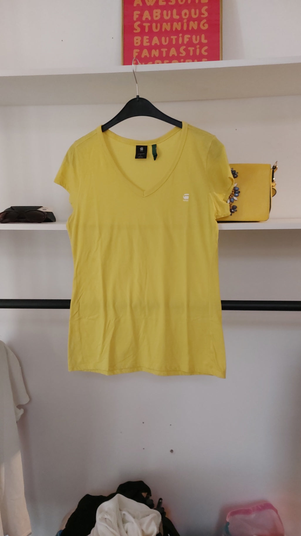 G-Star Raw T-Shirt Gelb